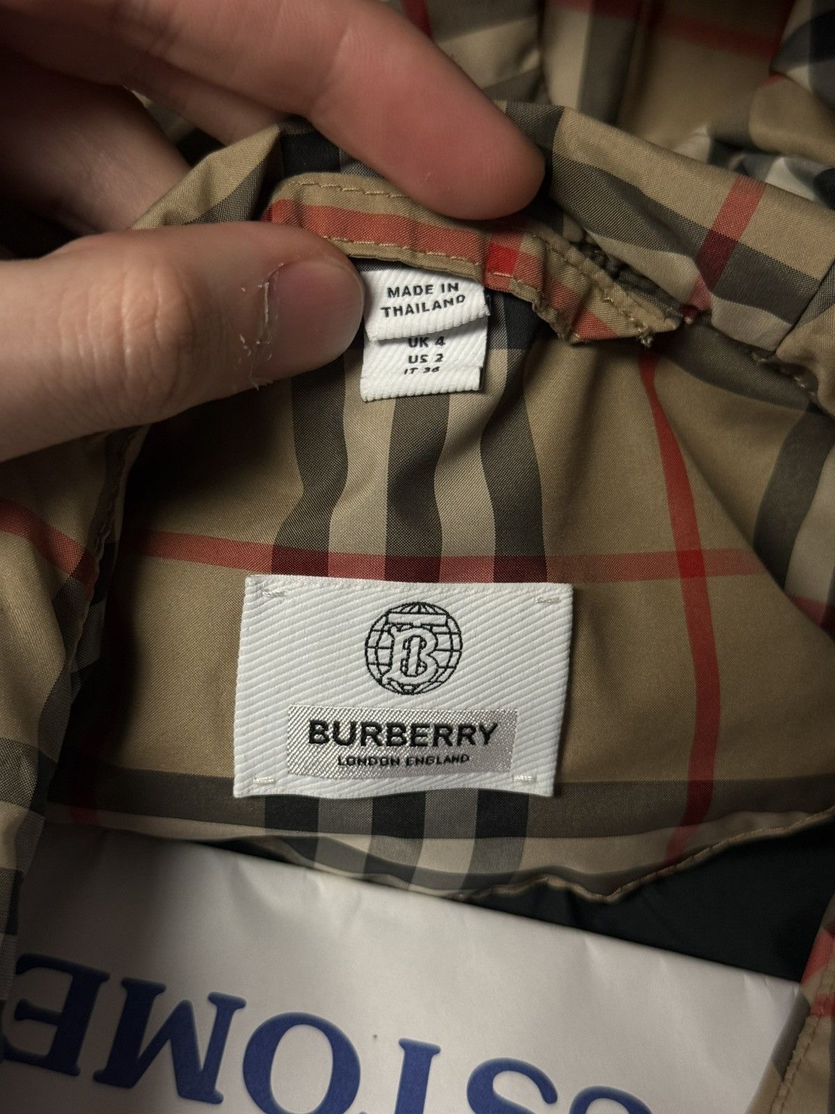 Burberry Size 4UK/2US (XS) - Burberry Vintage Check Hooded Jacket Size XS / US 0-2 / IT 36-38 - 11 Thumbnail