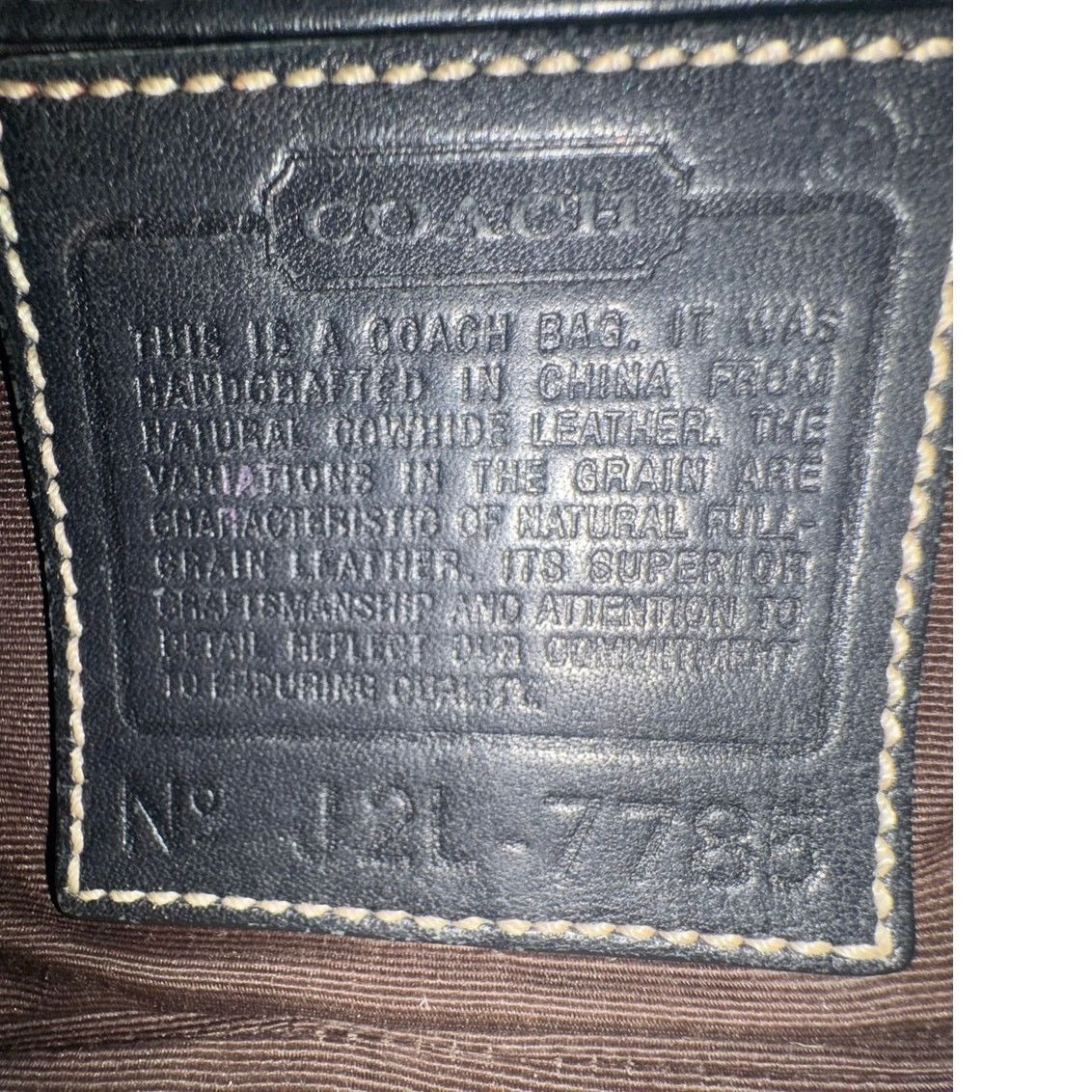 Coach Coach Y2K Vintage Black Leather Demi Bag Size ONE SIZE - 9 Thumbnail