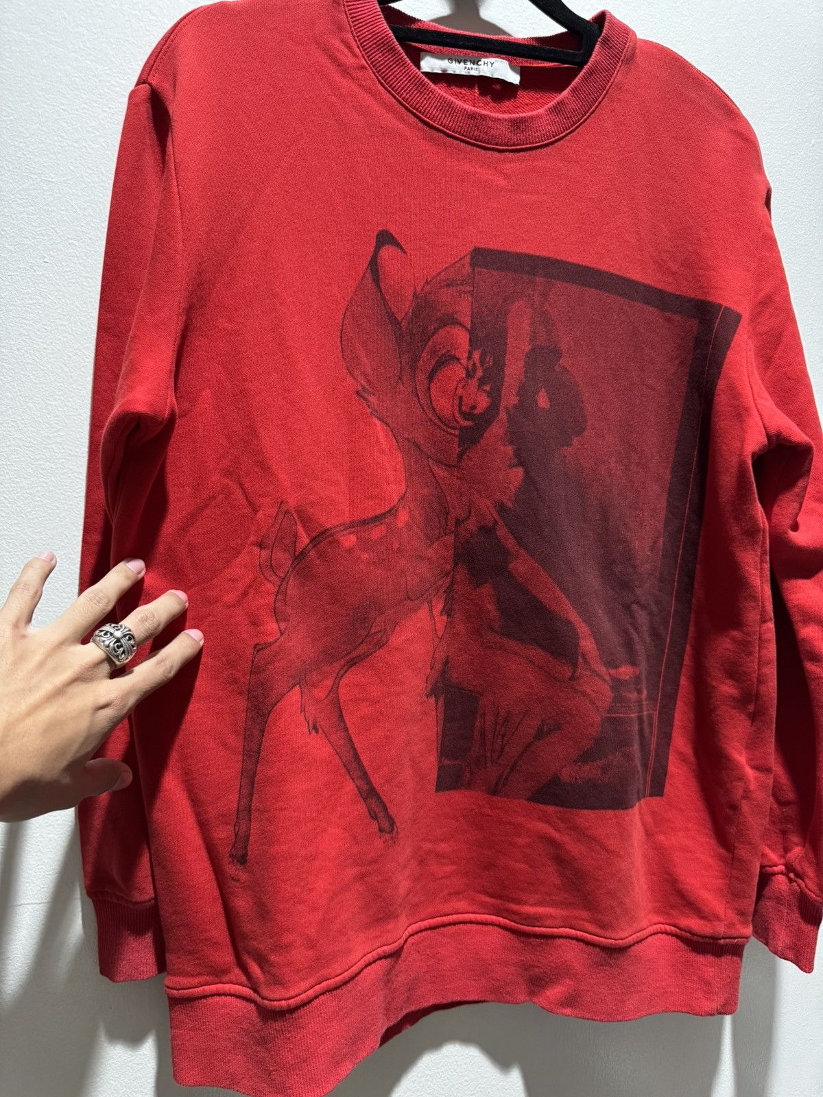 Givenchy Givenchy Red Bambi Sweater Size US XS / EU 42 / 0 - 2 Thumbnail