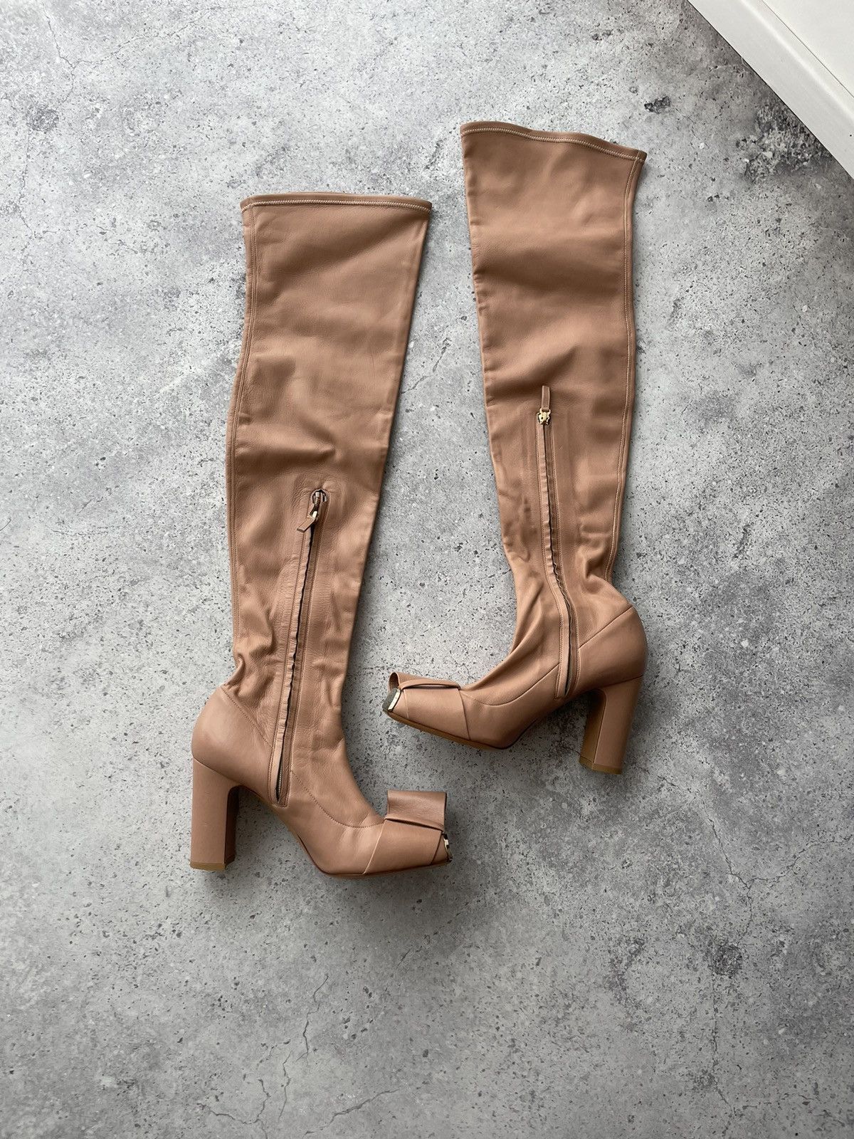Valentino Valentino Garavani Thigh High Heels Over The Knee boots Size US 10 / IT 40 - 12 Thumbnail
