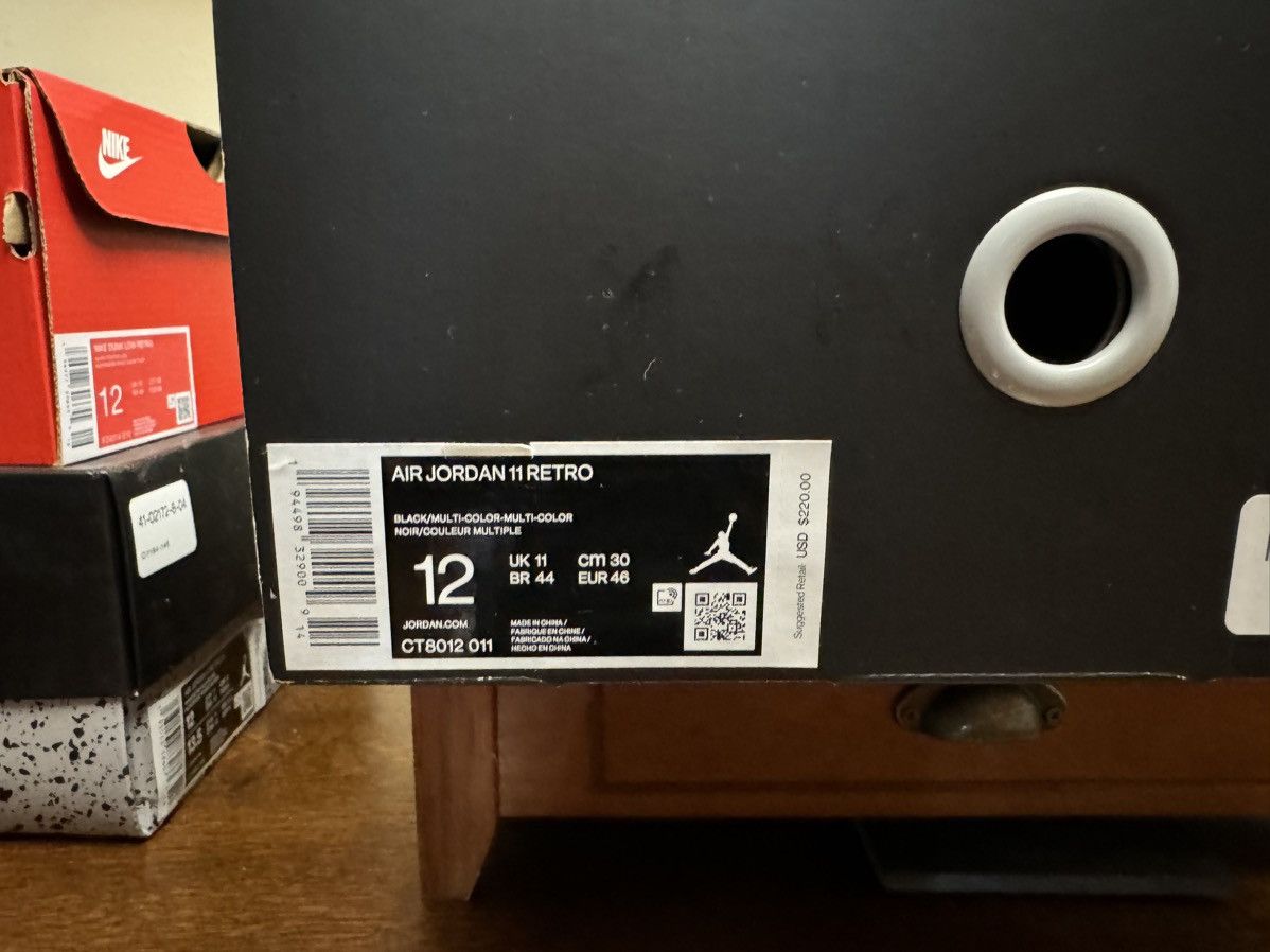 Jordan Brand × Nike Air Jordan 11 Retro “Jubilee 25th Anniversary” Size US 12 / EU 45 - 7 Thumbnail