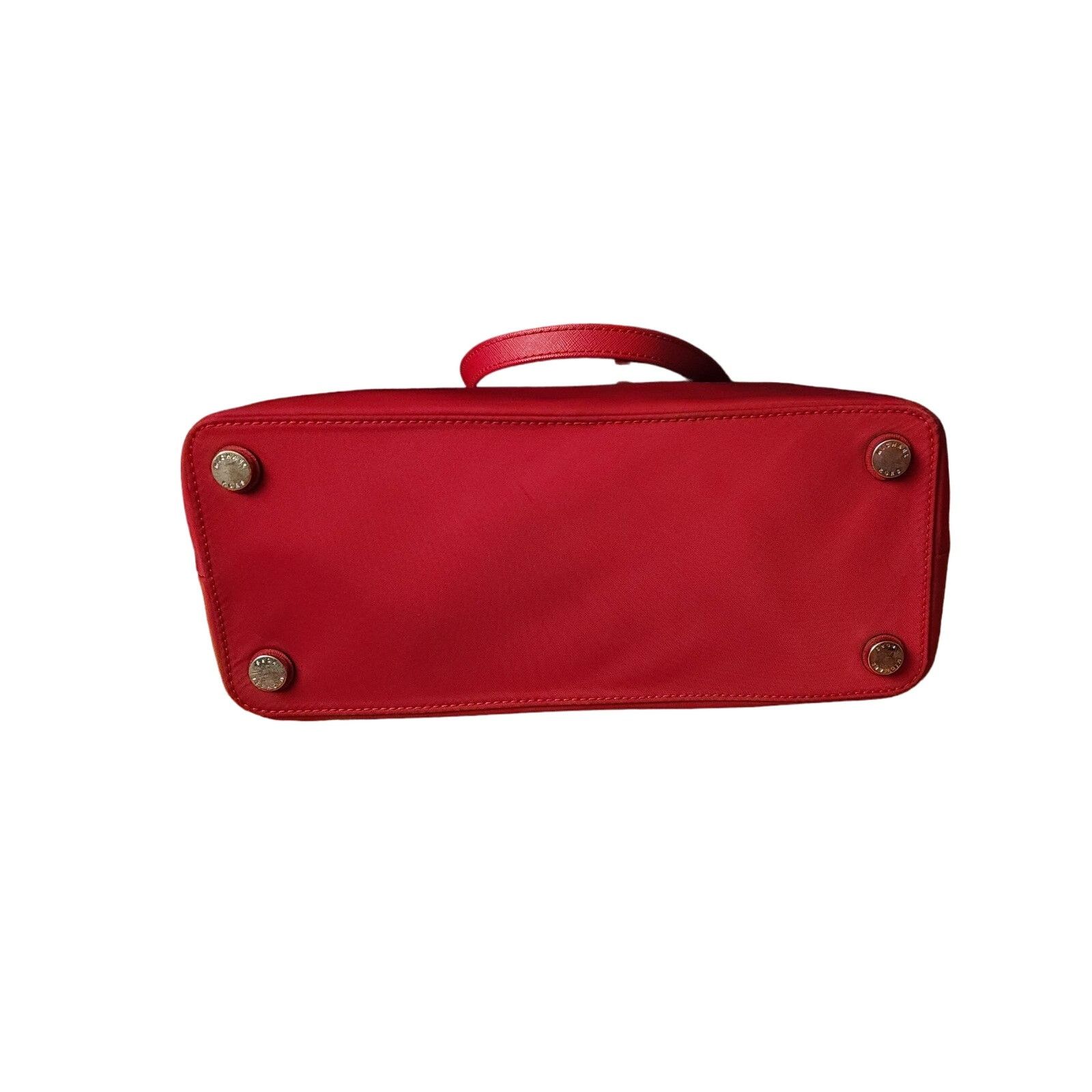 Michael Kors Michael Kors Small Top Nylon & Saffiano Leather Crimson Red. Size ONE SIZE - 5 Thumbnail