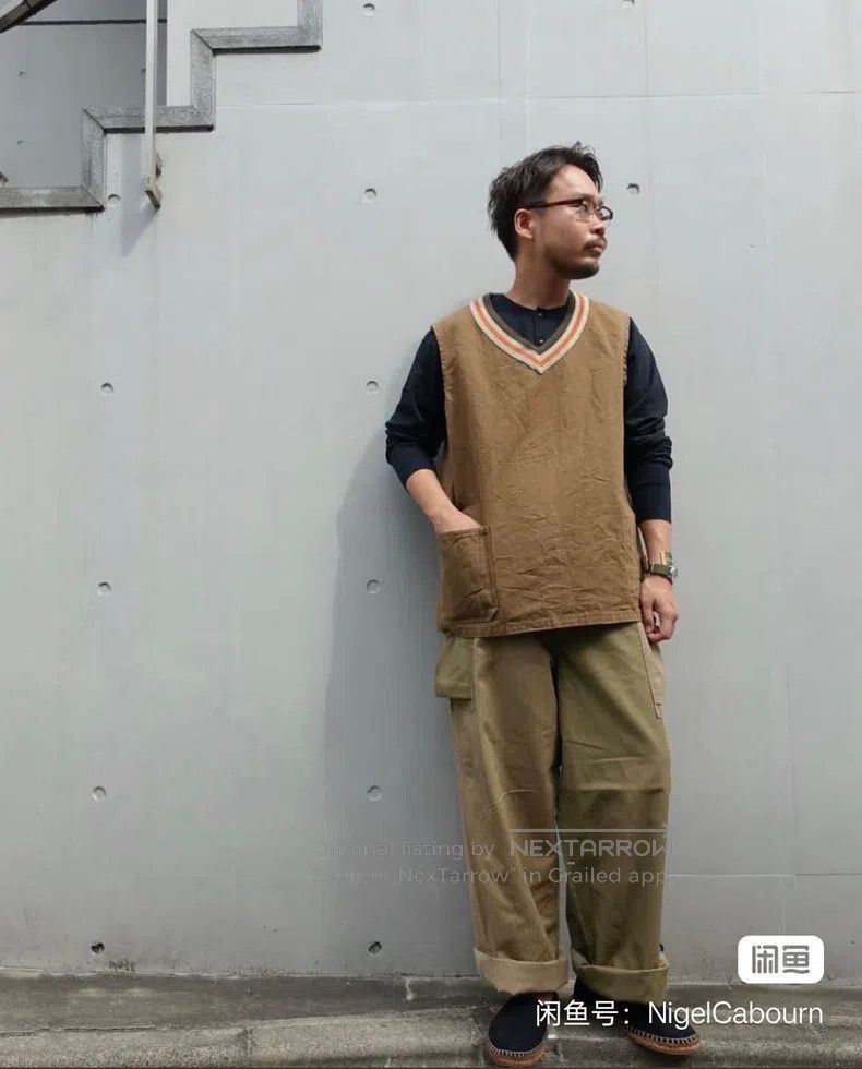 Nigel Cabourn Nigel Cabourn Vest Two-sided Wear Size US S / EU 44-46 / 1 - 5 Thumbnail