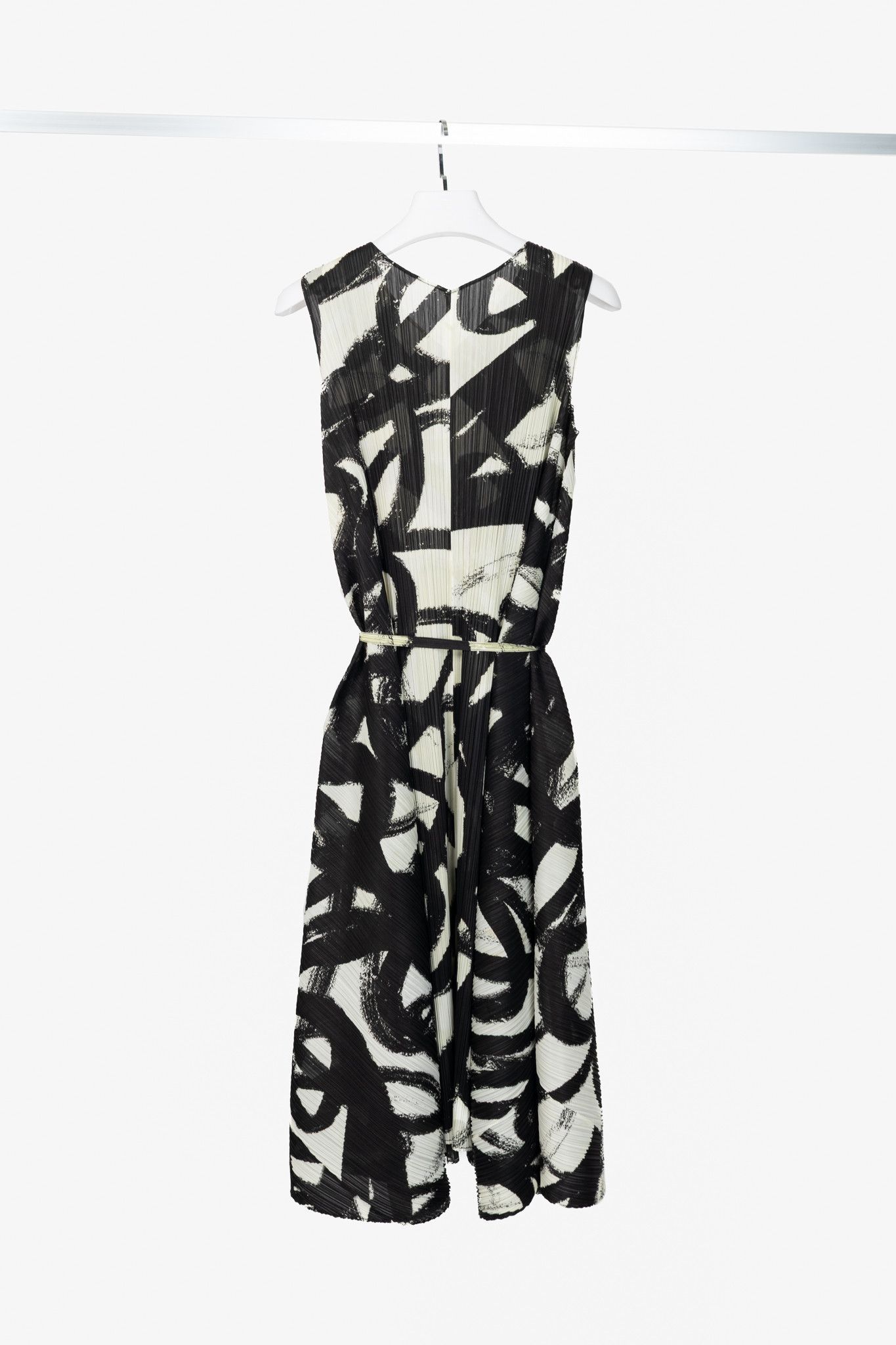 Pleats Please Issey Miyake Pleats Please Issey Miyake Spin Printed Midi Swing Dress Size XL / US 12-14 / IT 48-50 - 2 Thumbnail