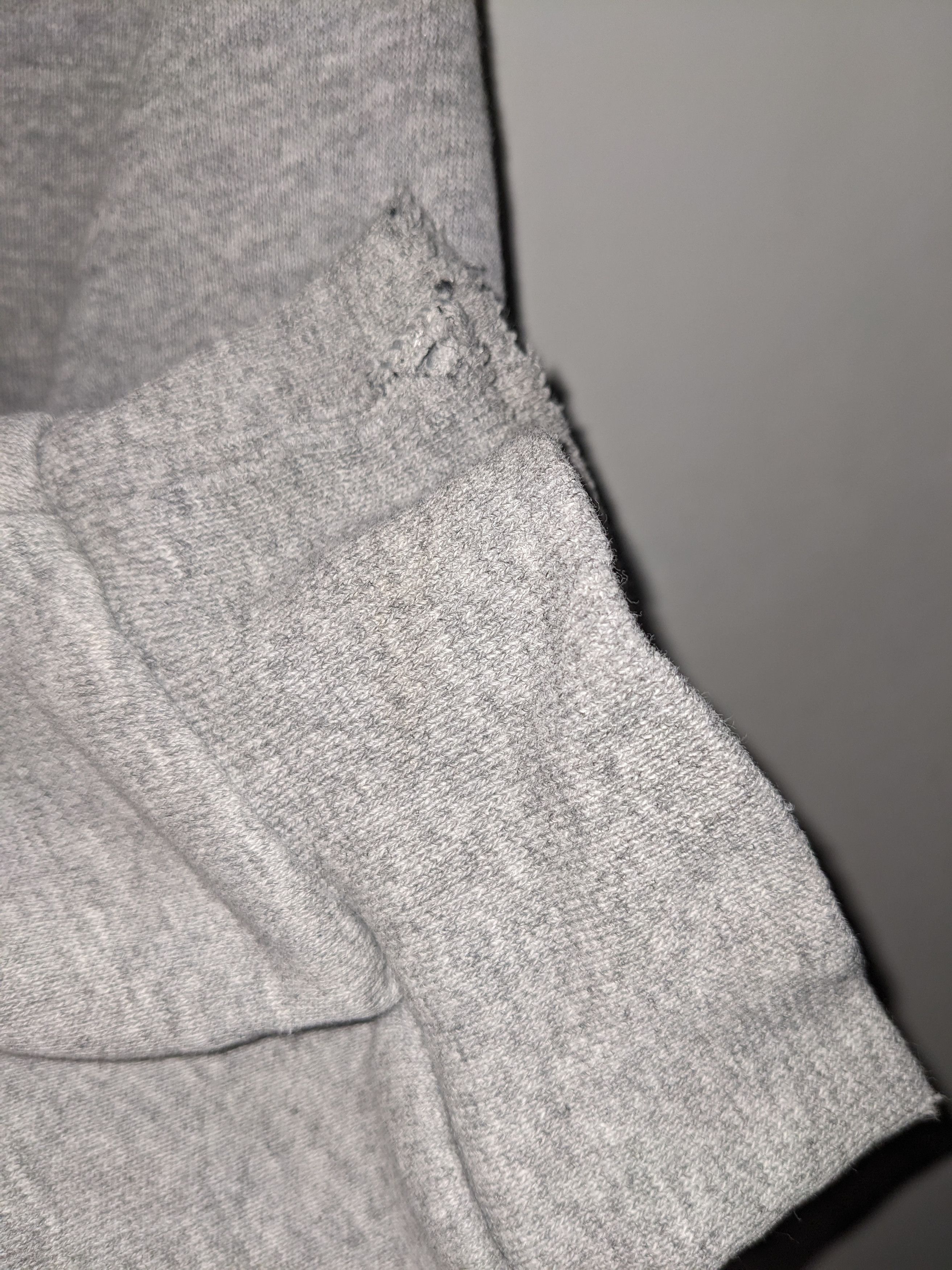 Nike × Vintage Vintage 90s Nike Center Swoosh Essential Gray Large Hoodie Size US L / EU 52-54 / 3 - 6 Thumbnail