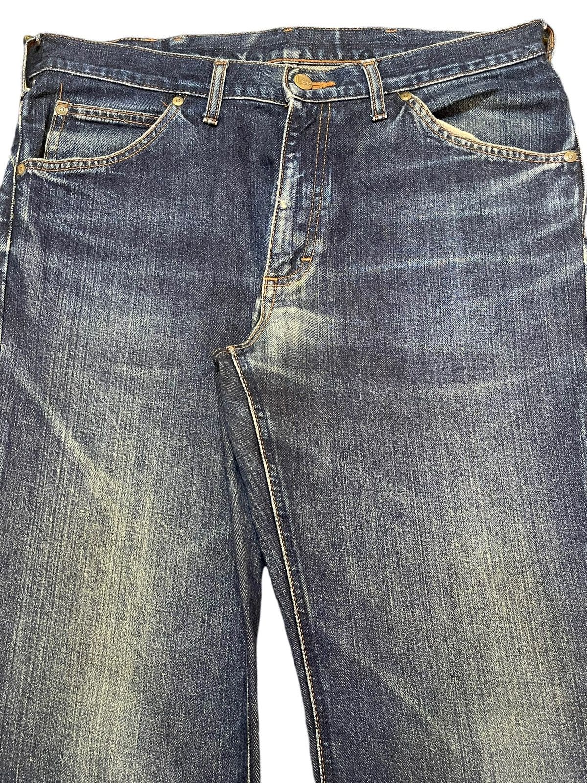 Lee Vintage Lee Blue Faded Wash Style Bootcut Style Jeans Size US 34 / EU 50 - 4 Thumbnail