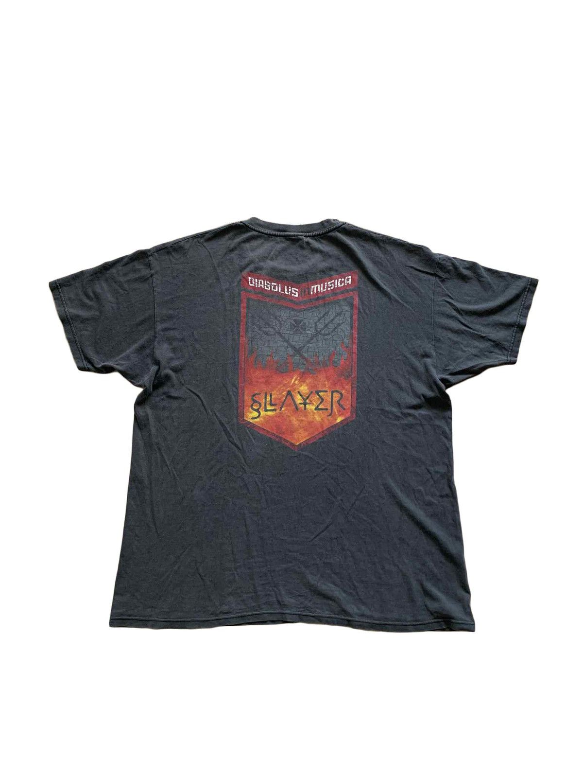 Band Tees Vintage 90s Slayer Band Diabolus In Musica 1998 T shirt Size US XL / EU 56 / 4 - 5 Thumbnail