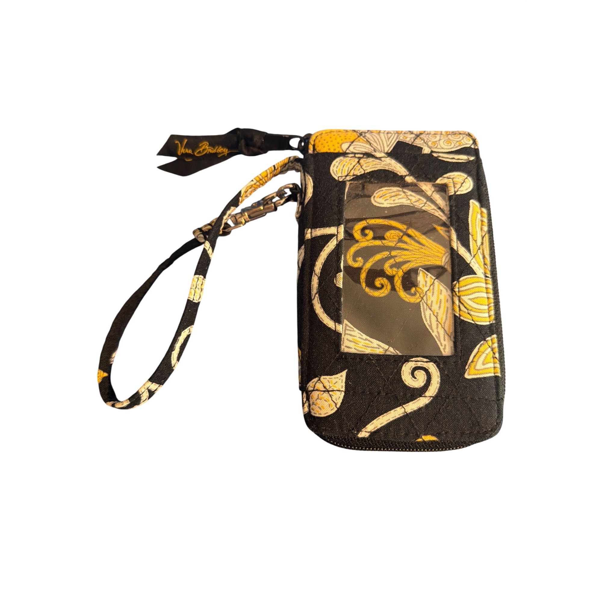 Vera Bradley Vera Bradley Zip Wristlet Wallet Yellow Bird Retired Zip Aro Size ONE SIZE - 1 Thumbnail