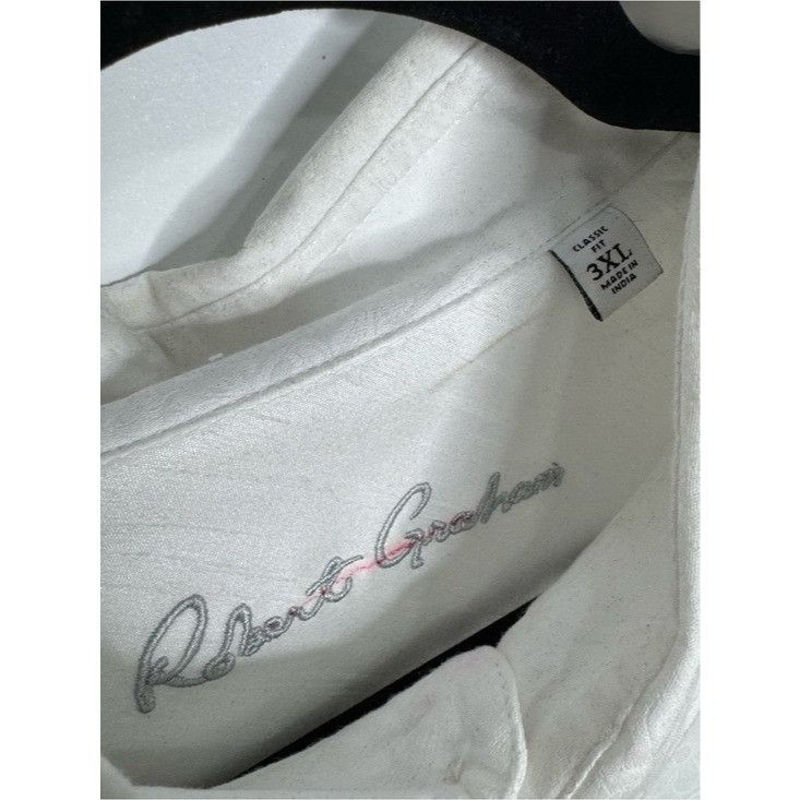 Robert Graham Robert Graham Hudson Long Sleeve Button Down Shirt White Men Size US XXL / EU 58 / 5 - 4 Thumbnail