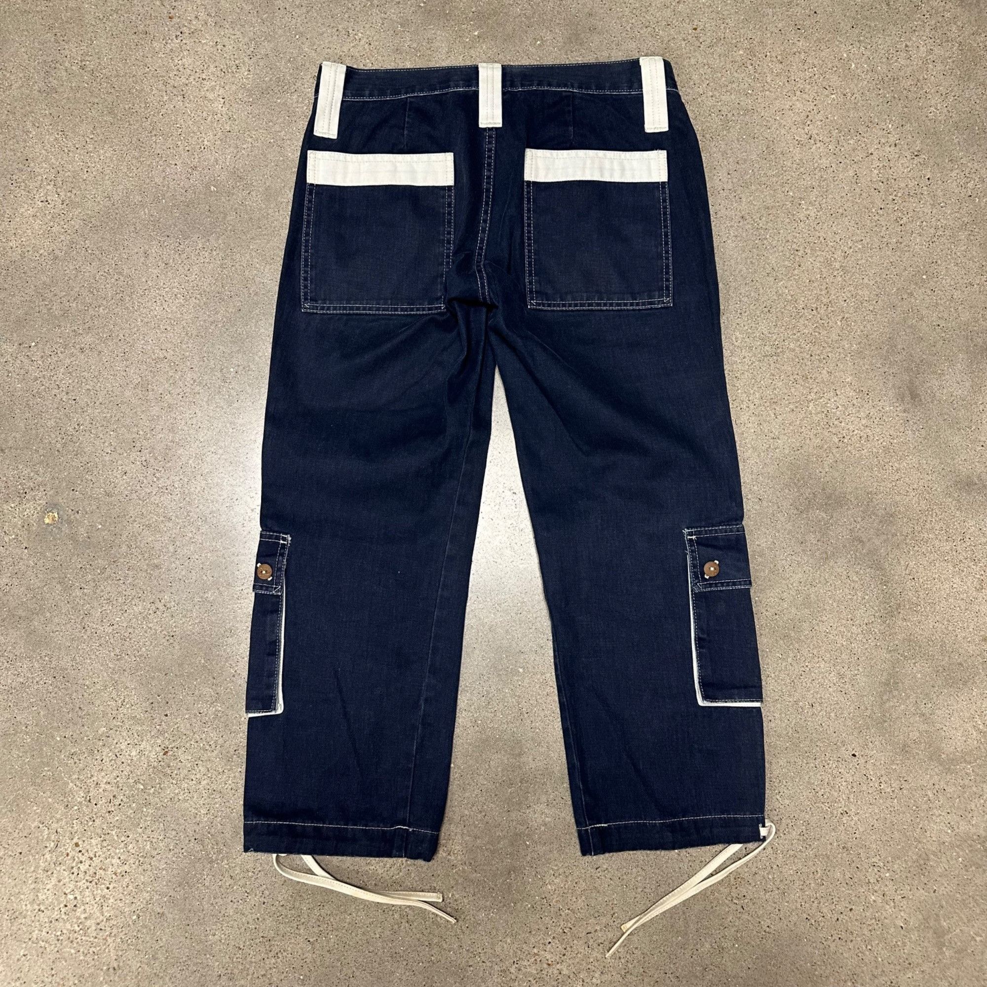 Vintage Vintage Y2K Jalate Jeans Wear Unique Cargo Capri Pants Size 30" / US 8 / IT 44 - 4 Thumbnail