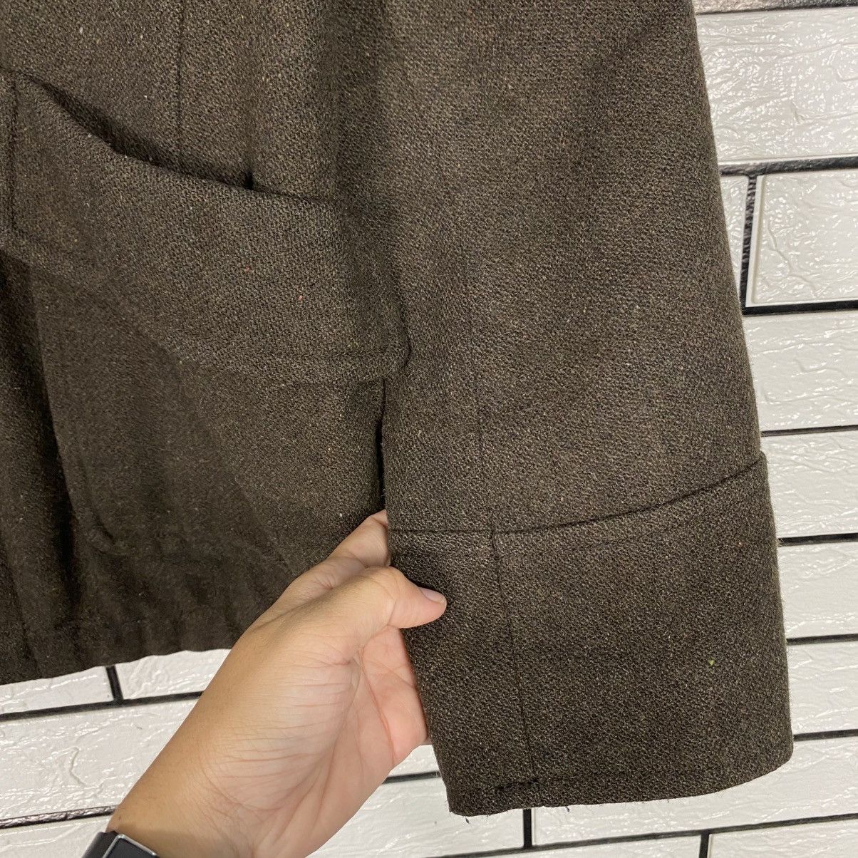 Kapital 📌Vintage Indigo Wool Button Jacket Navy A.F Striped Lining Size US M / EU 48-50 / 2 - 16 Thumbnail