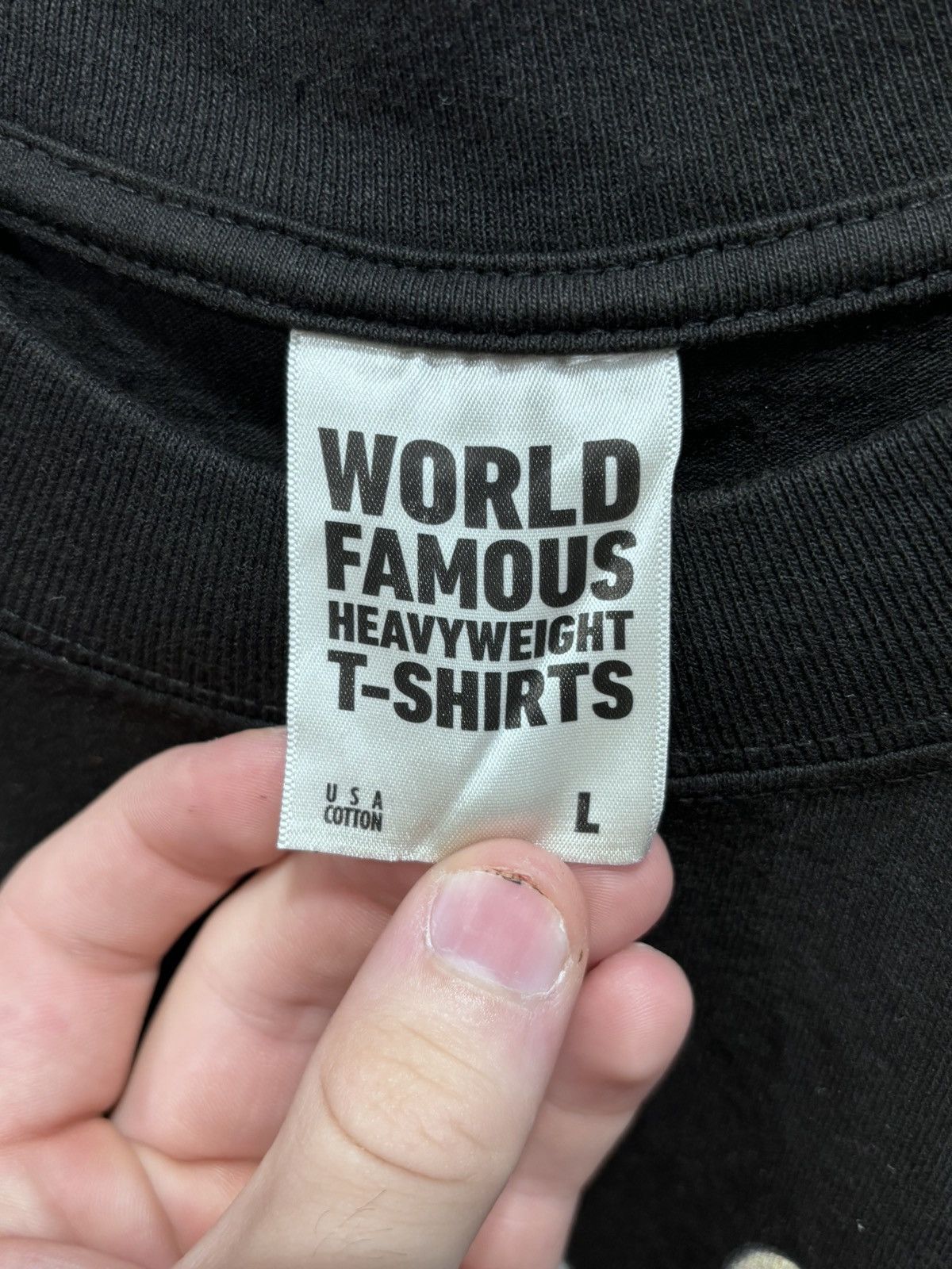 Saint Vanity Saint Vanity Black Tee Size US L / EU 52-54 / 3 - 3 Thumbnail