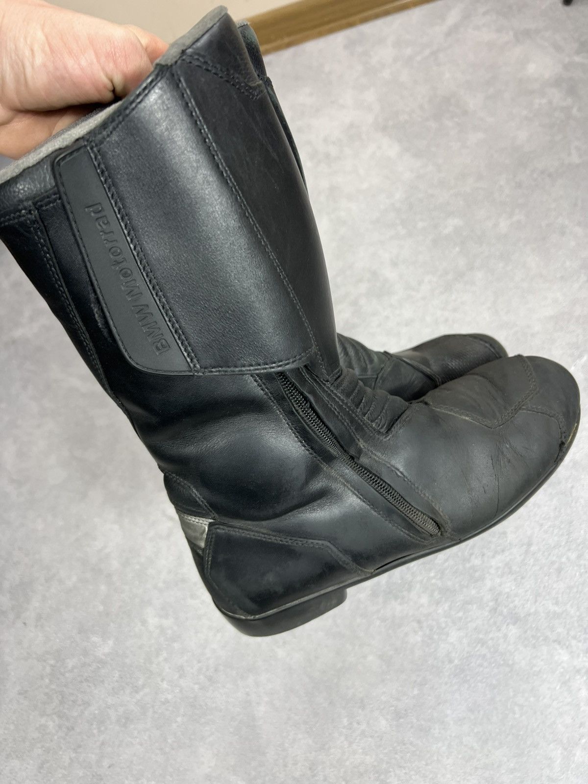 BMW VTG BMW LEATHER GUIDI KMRII STYLE BOOTS Size US 7 / EU 40 - 17 Thumbnail