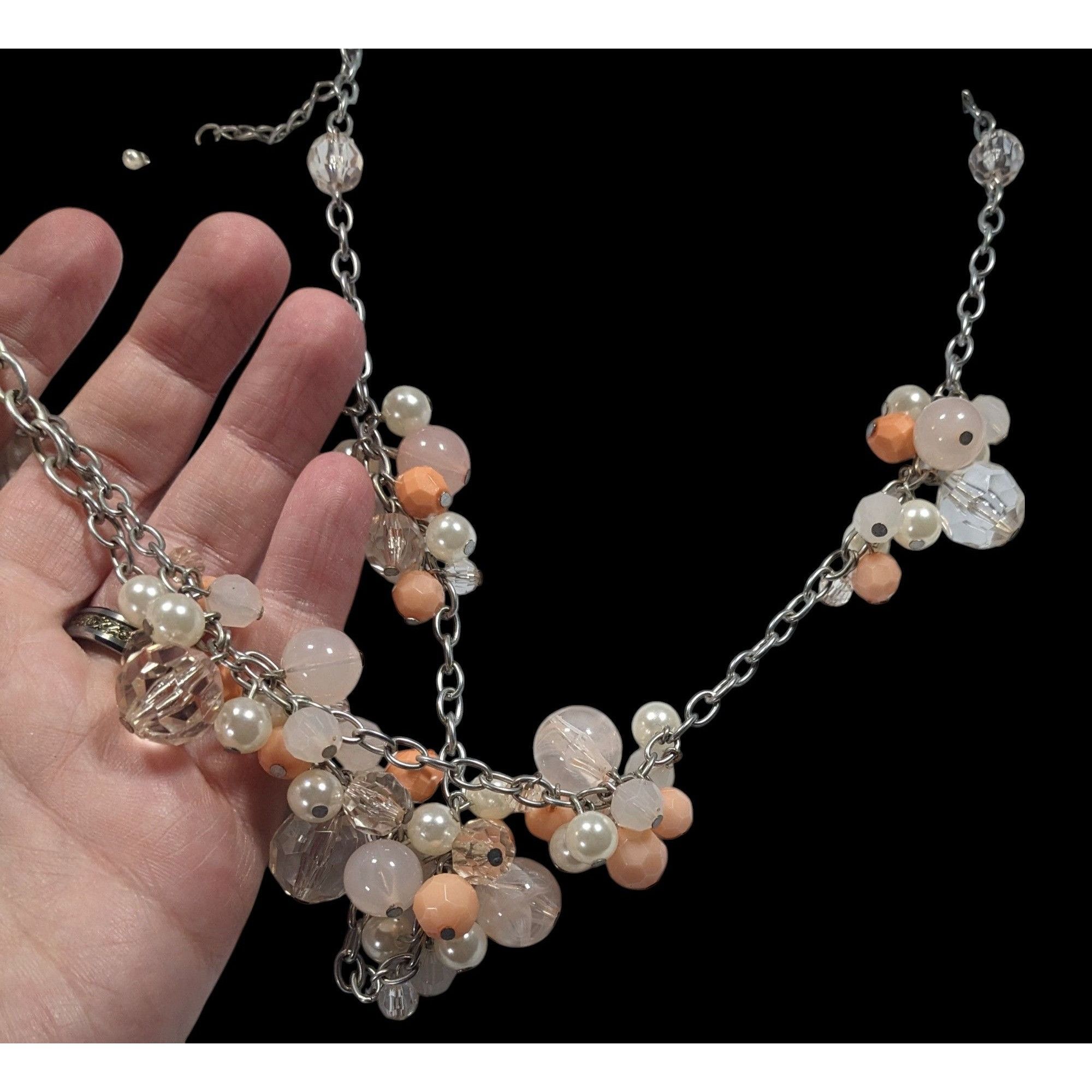 Other Coquette Spring Themed Beaded Cluster Station Necklace Size ONE SIZE - 6 Thumbnail