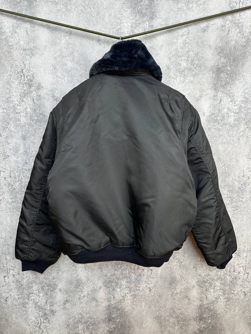 Alpha Industries Jacket Flyers USAF MA-1 Bomber Nylon Type CWU-45/P Fur Trim Size US M / EU 48-50 / 2 - 2 Thumbnail