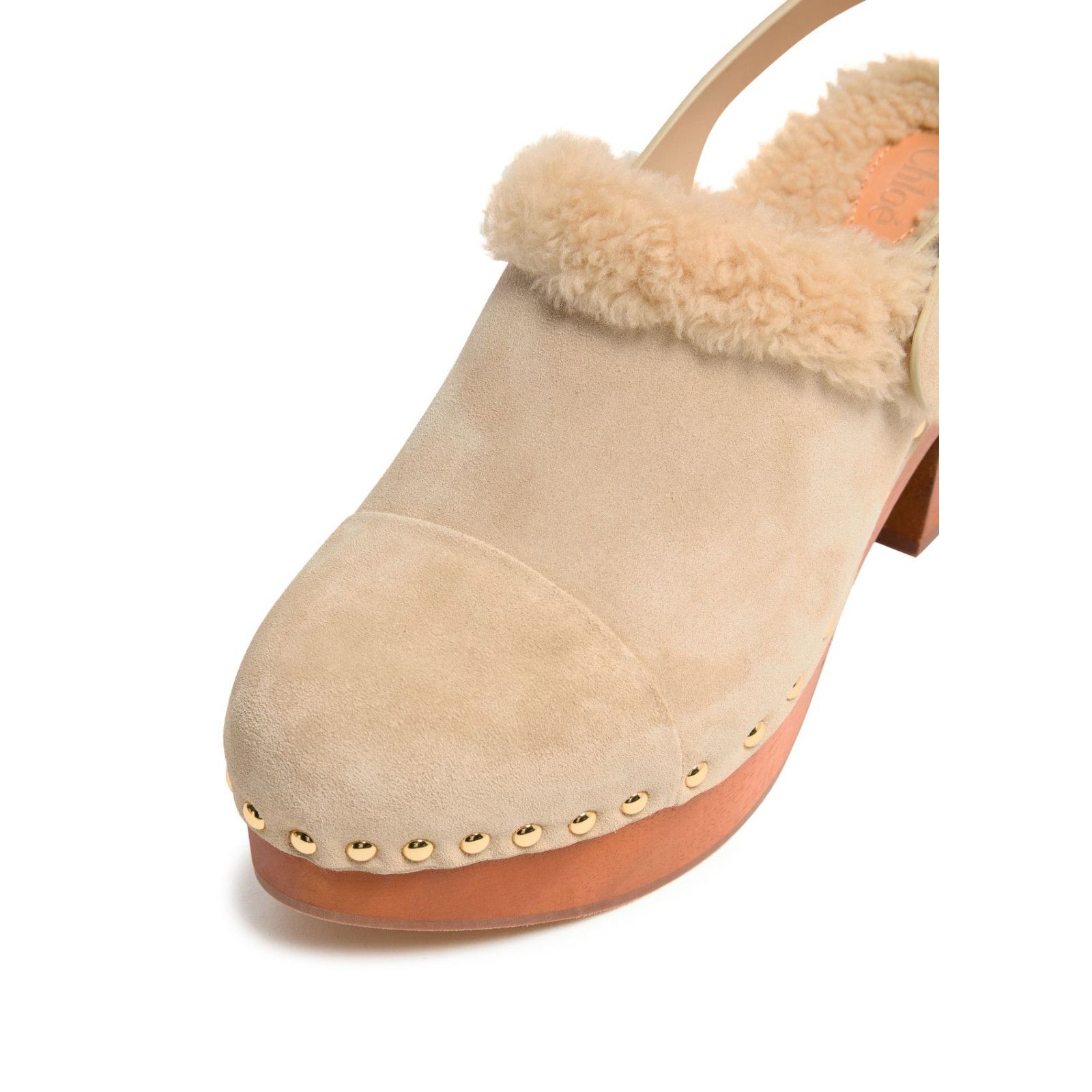 Chloe Chloe Jeannette Gray Clogs New & Authentic (Euro Size:8;) Size US 8 / IT 38 - 5 Thumbnail