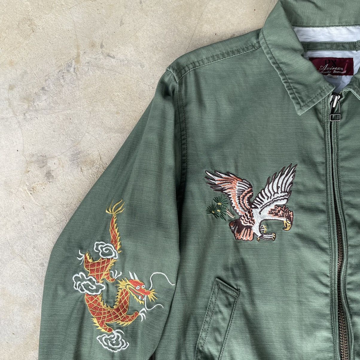 Avirex VINTAGE AVIREX MILITARY SUKAJAN EMBROIDERY COLLAR ZIP JACKET Size US S / EU 44-46 / 1 - 12 Thumbnail