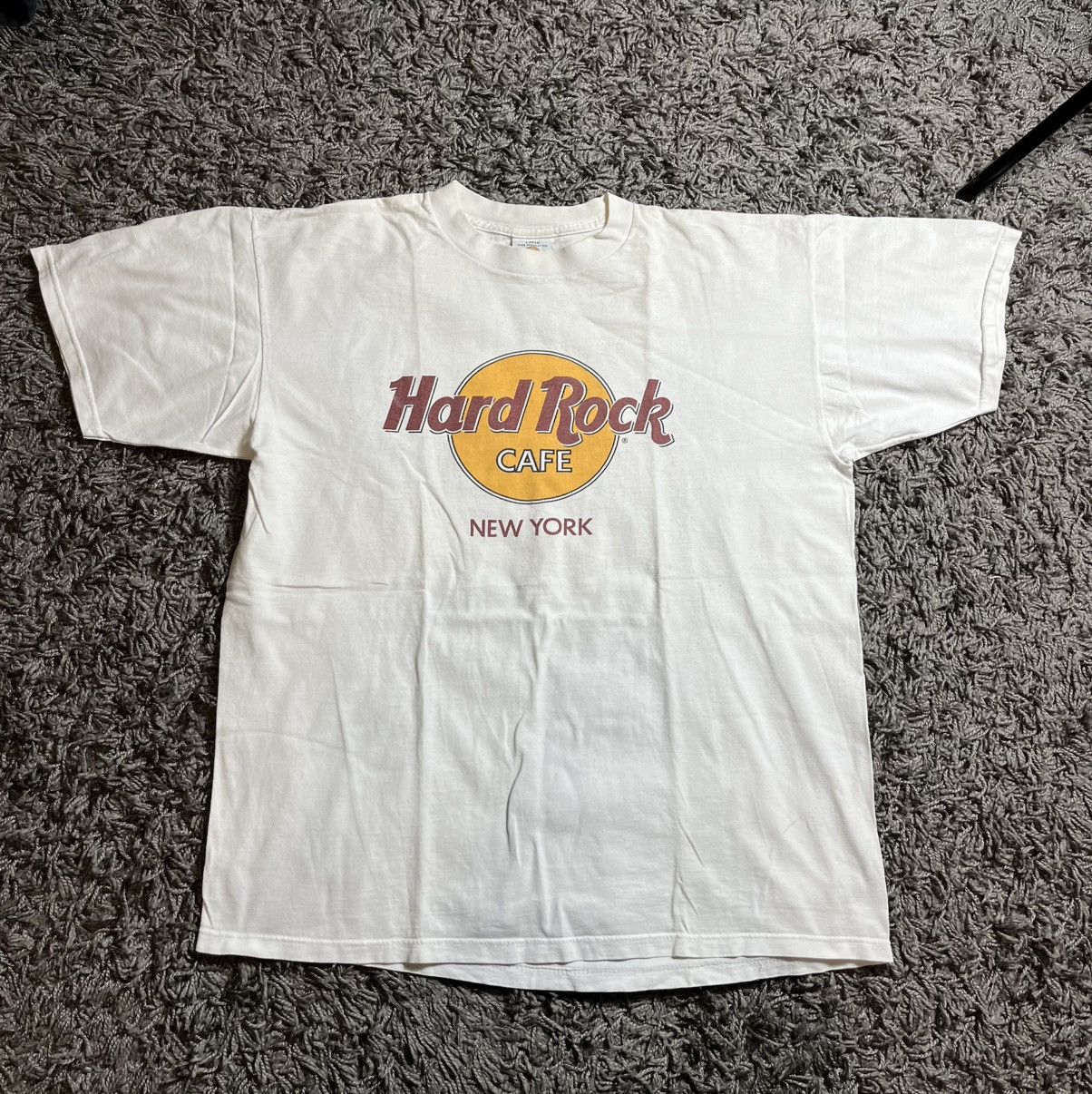 Hard Rock Cafe VINTAGE 90s HARD ROCK CAFE MADE IN USA COTTON FADED T-SHIRT Size US L / EU 52-54 / 3 - 1 Thumbnail