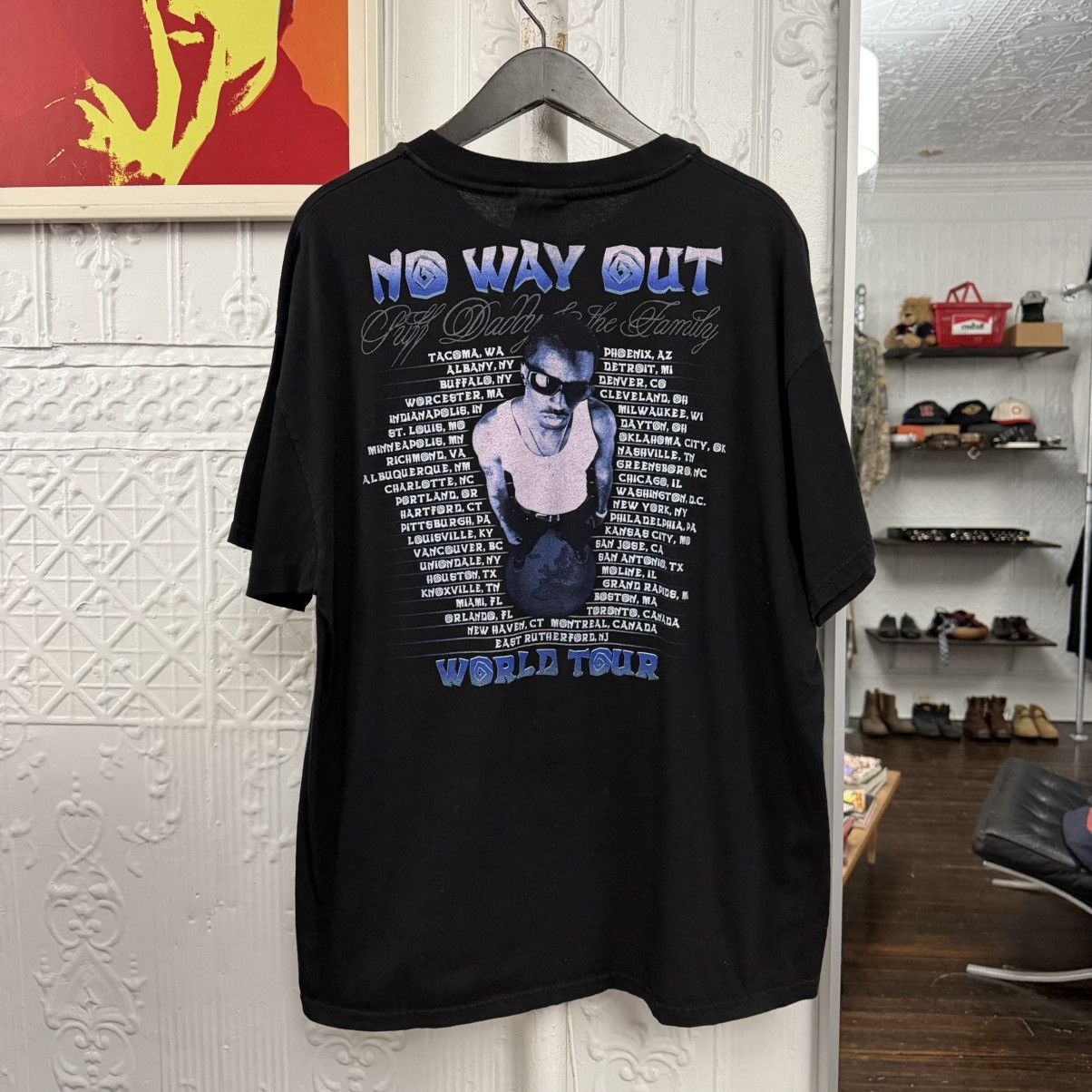 Vintage vintage 1998 puff daddy Diddy tour tee tshjrt Size US XL / EU 56 / 4 - 4 Thumbnail