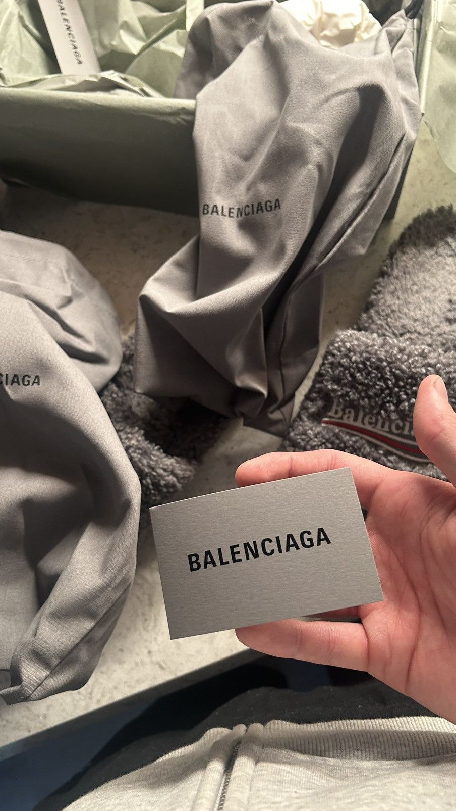 Balenciaga Balenciaga Grey Fur Slide Size US 11 / EU 44 - 4 Thumbnail