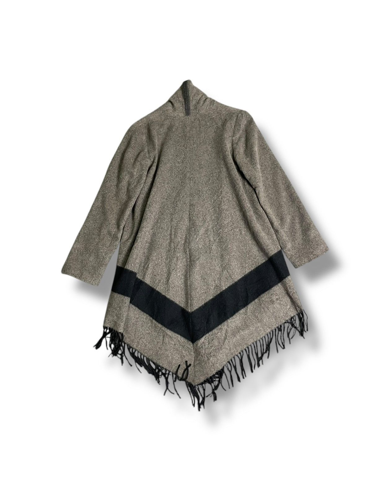 Vintage Zara Women Wool Cape/Ponchos (30) Size M / US 6-8 / IT 42-44 - 6 Thumbnail