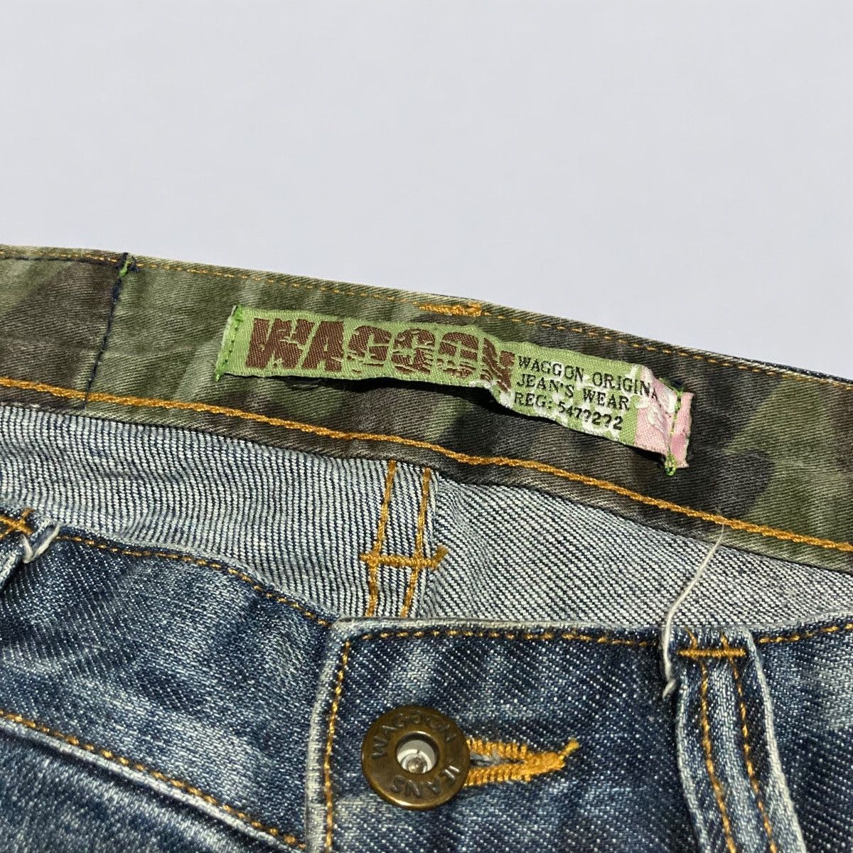 Hysteric Glamour × Japanese Brand WAGON Double Knee Multi Pocket Jeans Made In Turkey Size US 34 / EU 50 - 8 Thumbnail