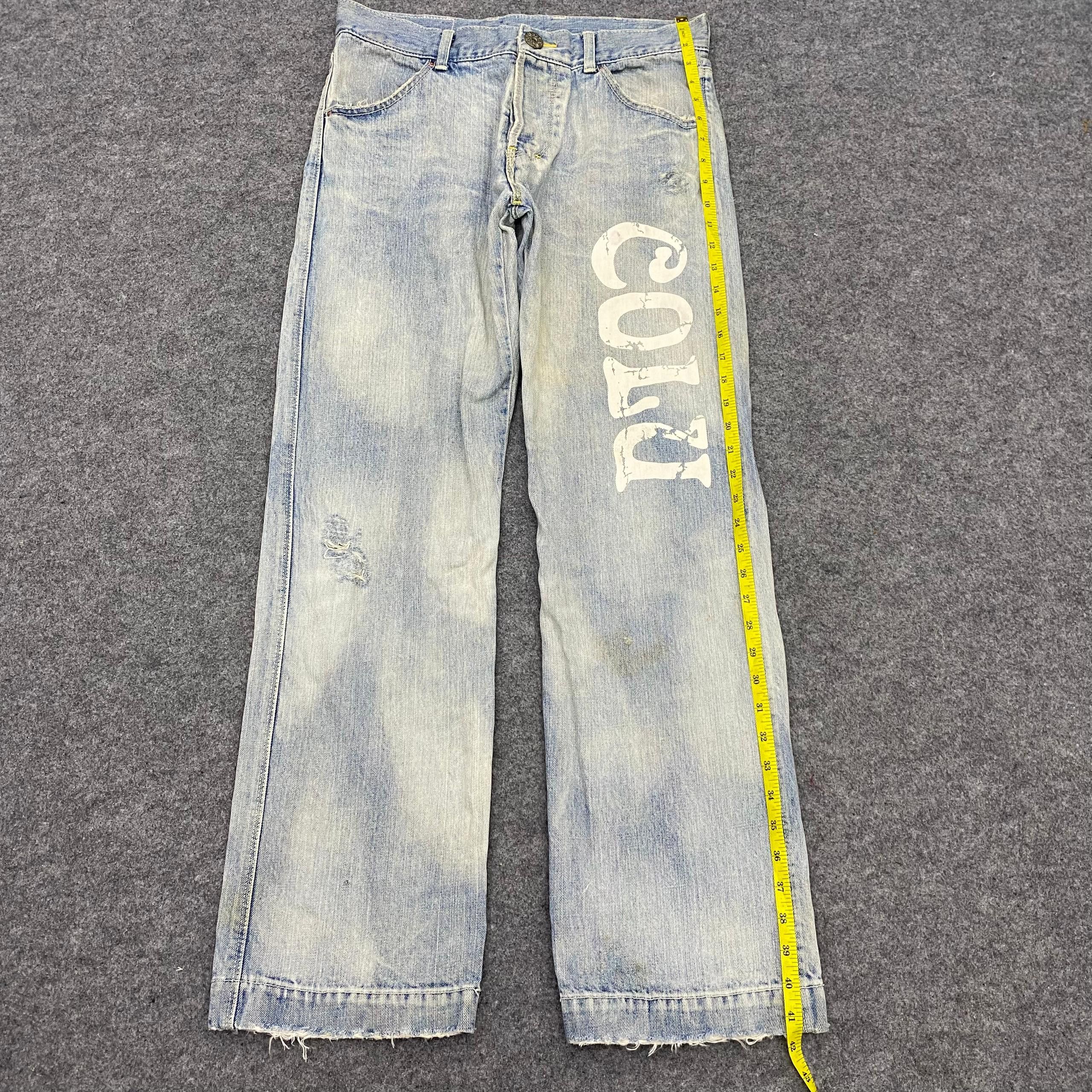If Six Was Nine 💥Best Offer💥Vintage Cocolulu Men Distressed Denim Size US 34 / EU 50 - 2 Thumbnail
