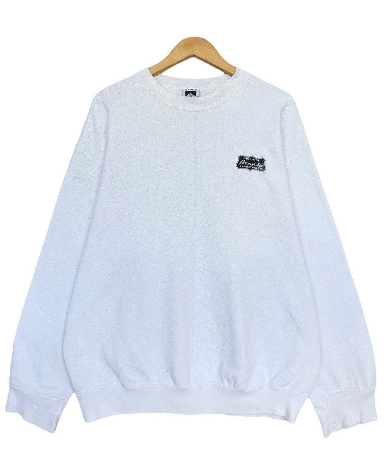 Vintage Pick💥 Vintage 90s Bronze Age Fish Bones Graphic Sweatshirt Size US L / EU 52-54 / 3 - 2 Thumbnail