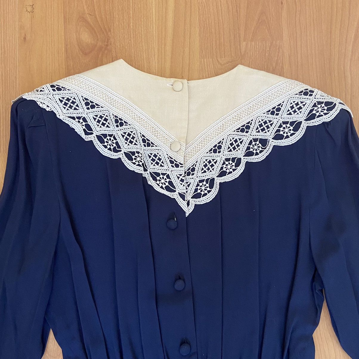 Vintage Vintage Karin Stevens Women’s Pilgrim Dress Size 12 Size XL / US 12-14 / IT 48-50 - 7 Thumbnail