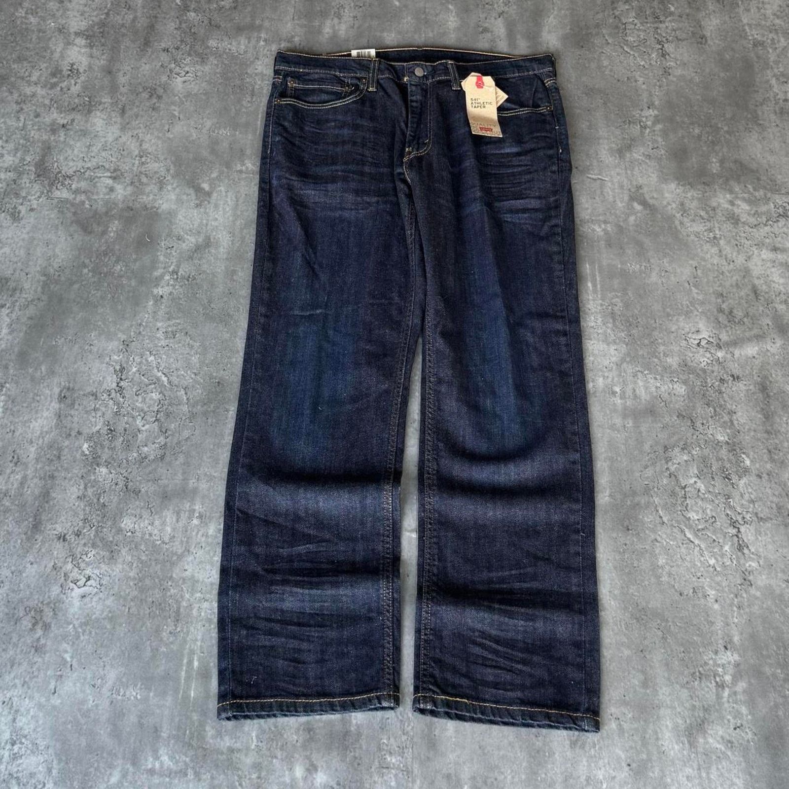 Levi's × Levi's Vintage Clothing × Vintage Vintage Y2K Levi’s 541 Athletic Taper Dark Wash Denim Jeans Size US 34 / EU 50 - 2 Thumbnail