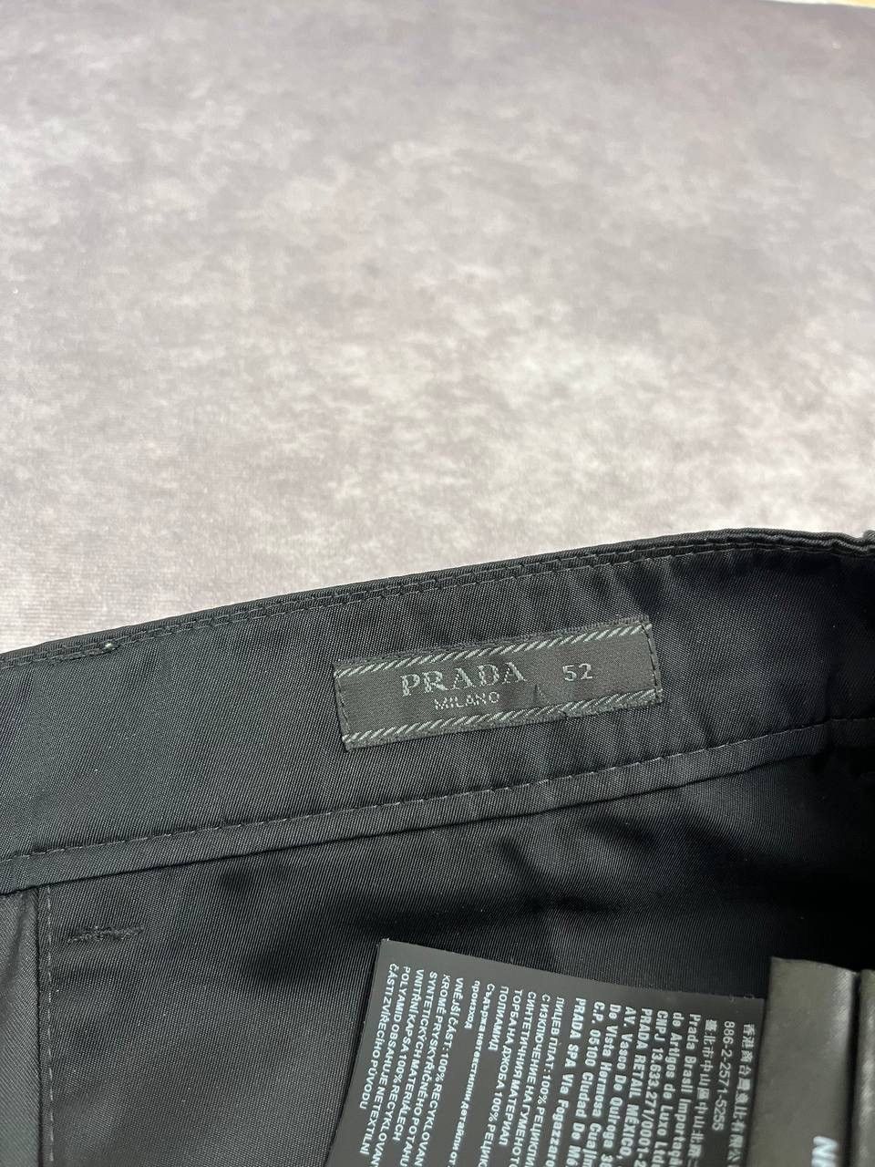 Prada Prada Re-Nylon Cargo Pants – Black – Size 52 (IT) Size US 33 - 3 Thumbnail