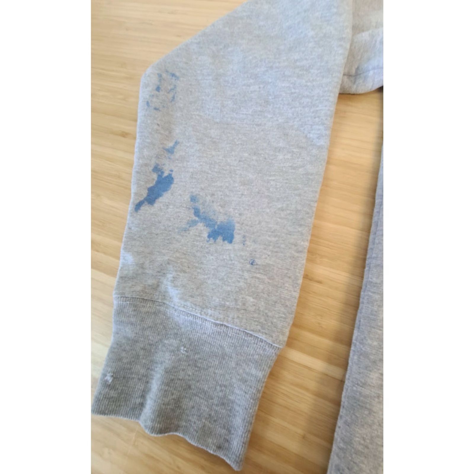 The North Face The North Face Men's Pullover Hoodie Gray Stained Large Size US L / EU 52-54 / 3 - 5 Thumbnail