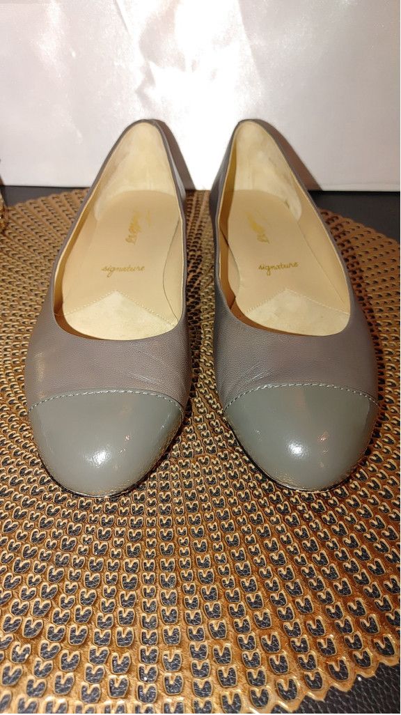 Talbots Trotters Signature Cap Toe Leather Ballet Flats Size 8.5W Size US 8 / IT 38 - 2 Thumbnail