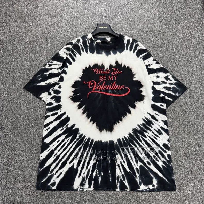 Balenciaga Balenciaga Tie-dye Heart Short Sleeve Size US XS / EU 42 / 0 - 1 Thumbnail