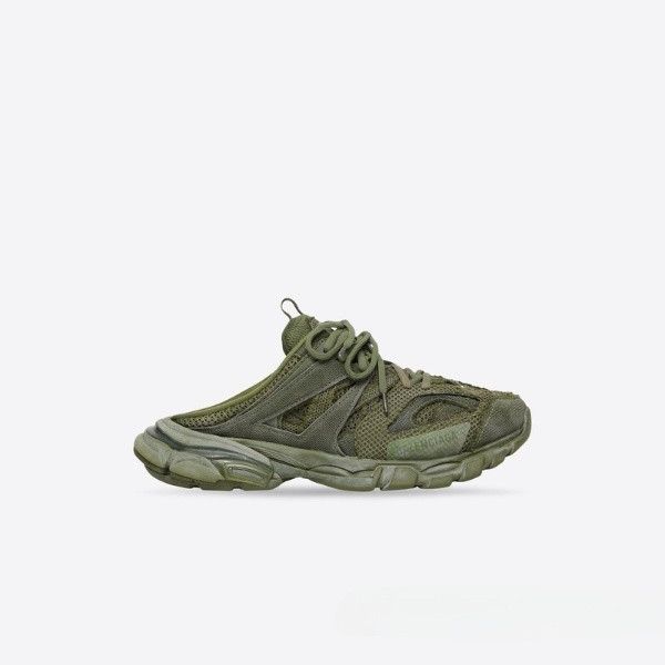 o1in1g0824 Track Mule Full Mesh in Green