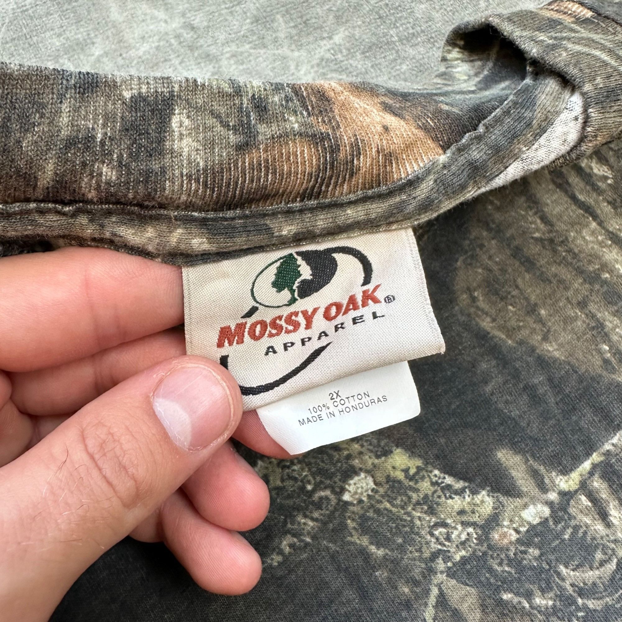 Vintage Vintage Mossy Oak Breakup Camo UPS Pocket Shirt Size US XXL / EU 58 / 5 - 2 Thumbnail