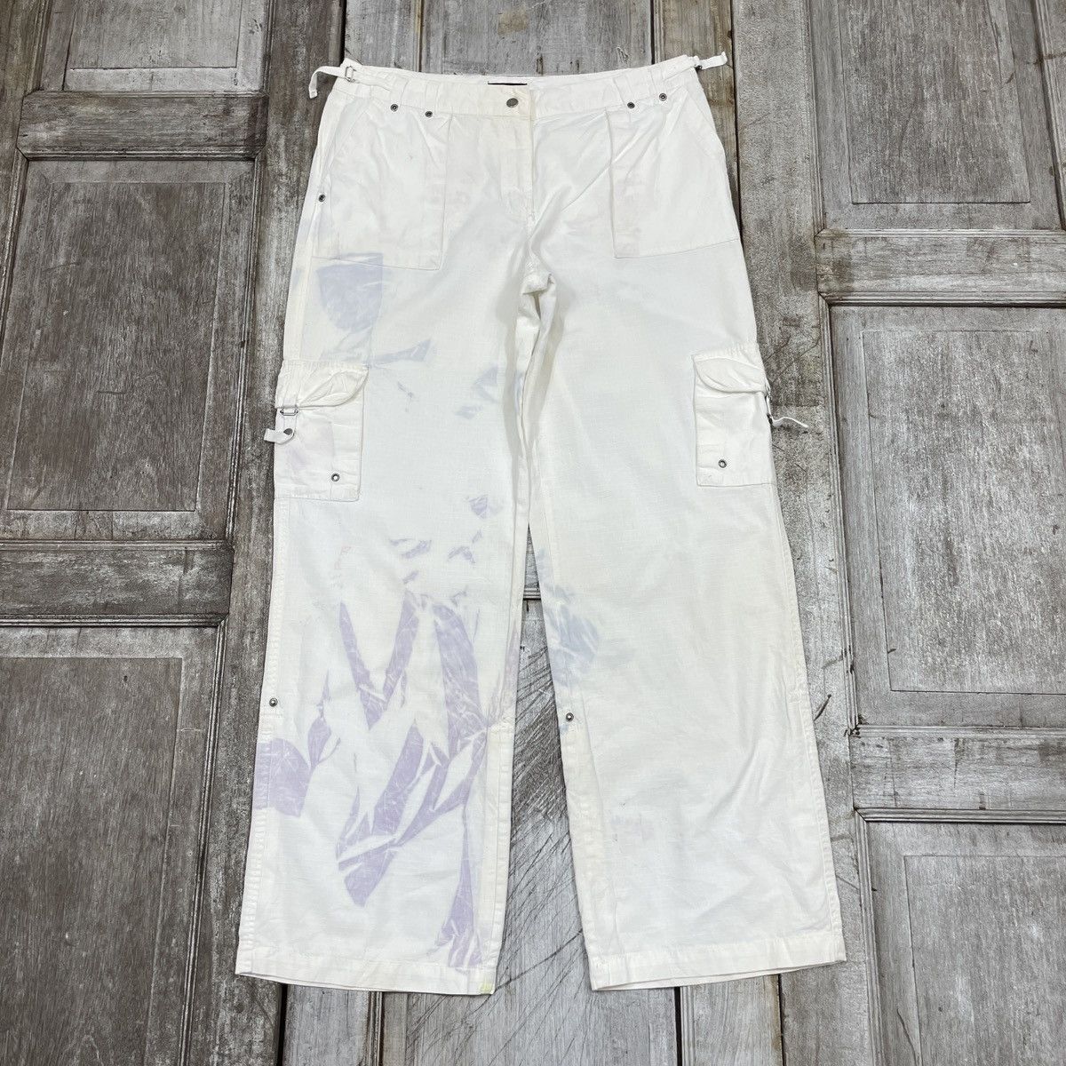 Vintage New York Company Vintage Y2K Baggy Wide Leg Faded Pants Size US 33 - 1 Thumbnail