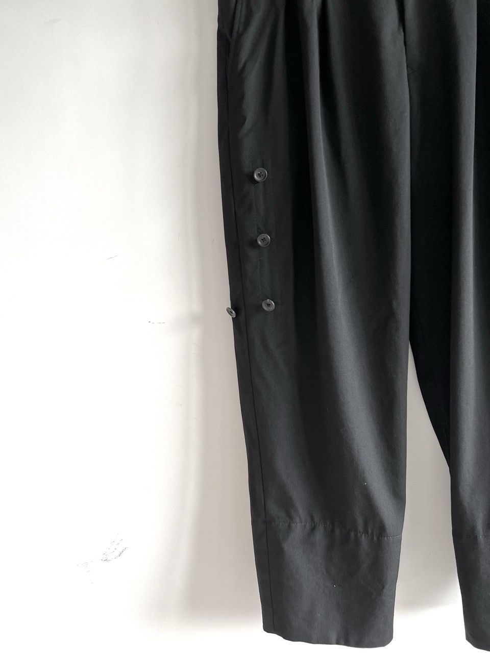 Yohji Yamamoto Yohji Yamamoto Pour Homme W/Gabardine Side Button 2Tuck Pant Size US 32 / EU 48 - 6 Thumbnail