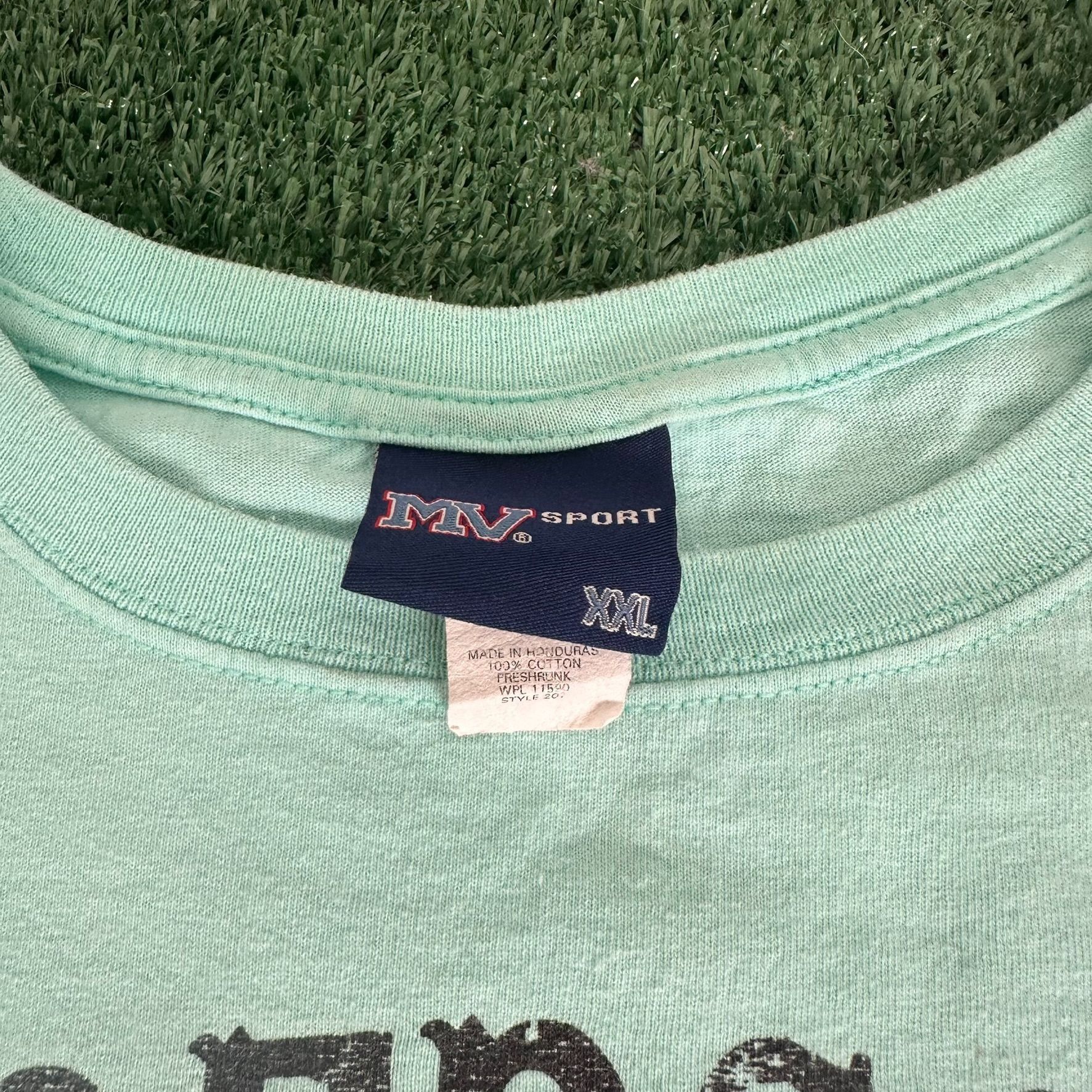 Vintage Vintage Y2K Minnesota Fishing T-Shirt Mint Green Leech Lake Size US XXL / EU 58 / 5 - 3 Thumbnail