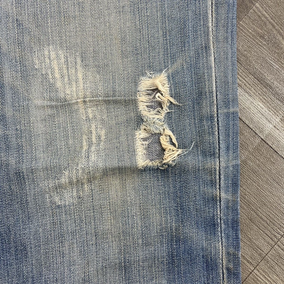Ed Hardy Vintage Ed Hardy Distressed Embroidery Y2K Baggy Jeans Size US 32 / EU 48 - 19 Thumbnail