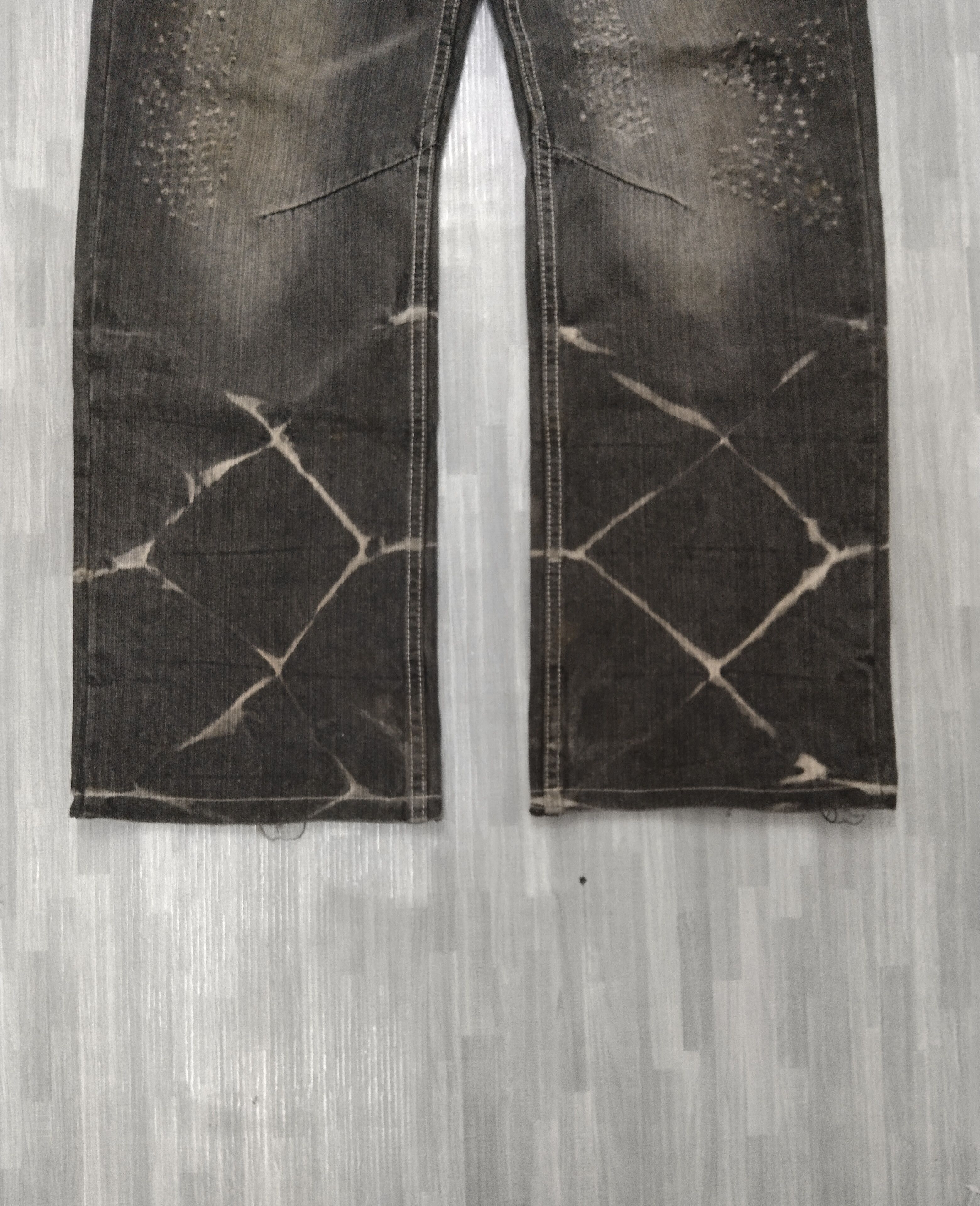 Japanese Brand SICK WASHED BLACK ENG DENIM PANTS Size US 32 / EU 48 - 7 Thumbnail