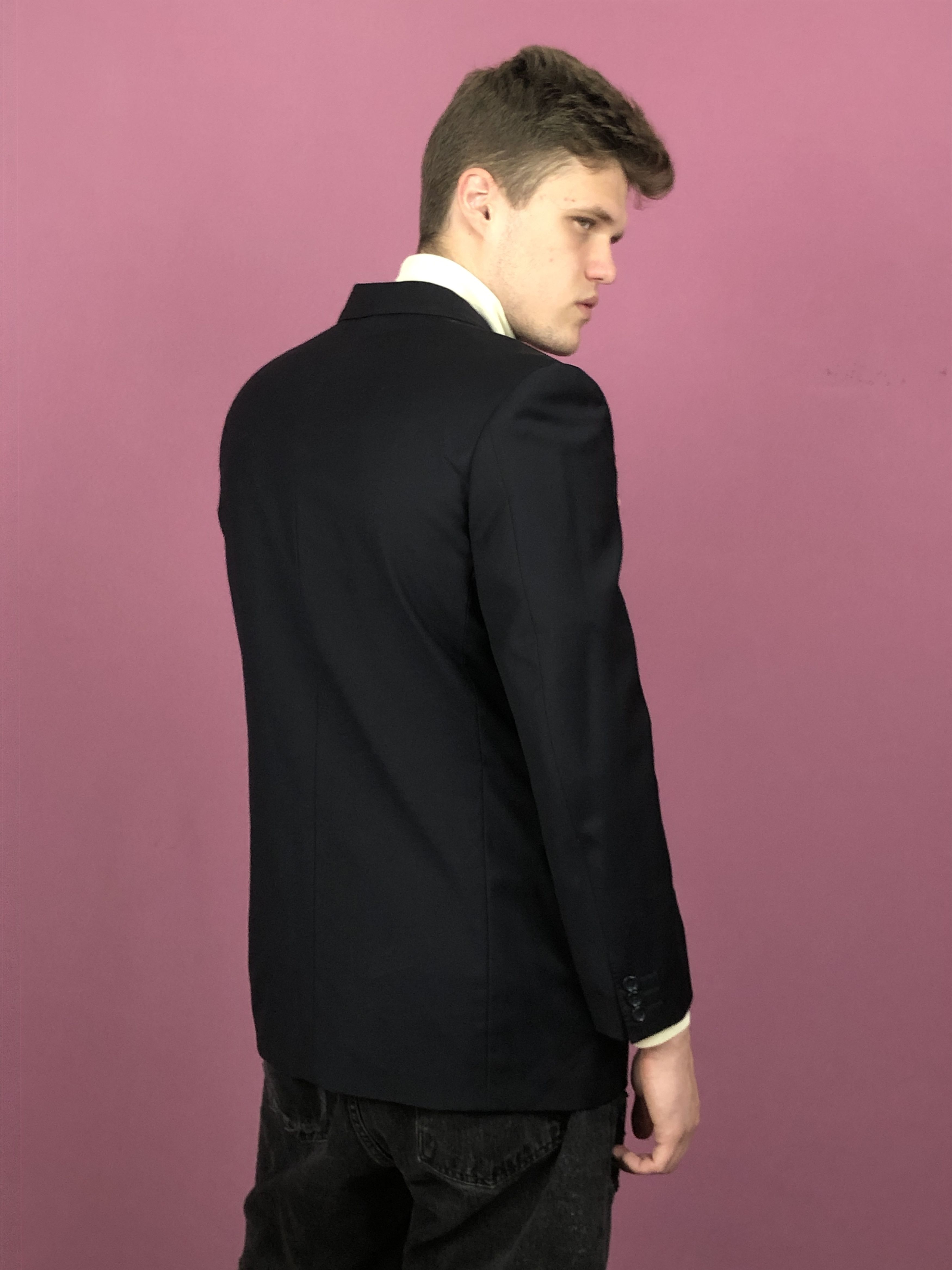 Canali × Loro Piana Canali Vintage Men's Suit Blazer Size 48R - 3 Thumbnail