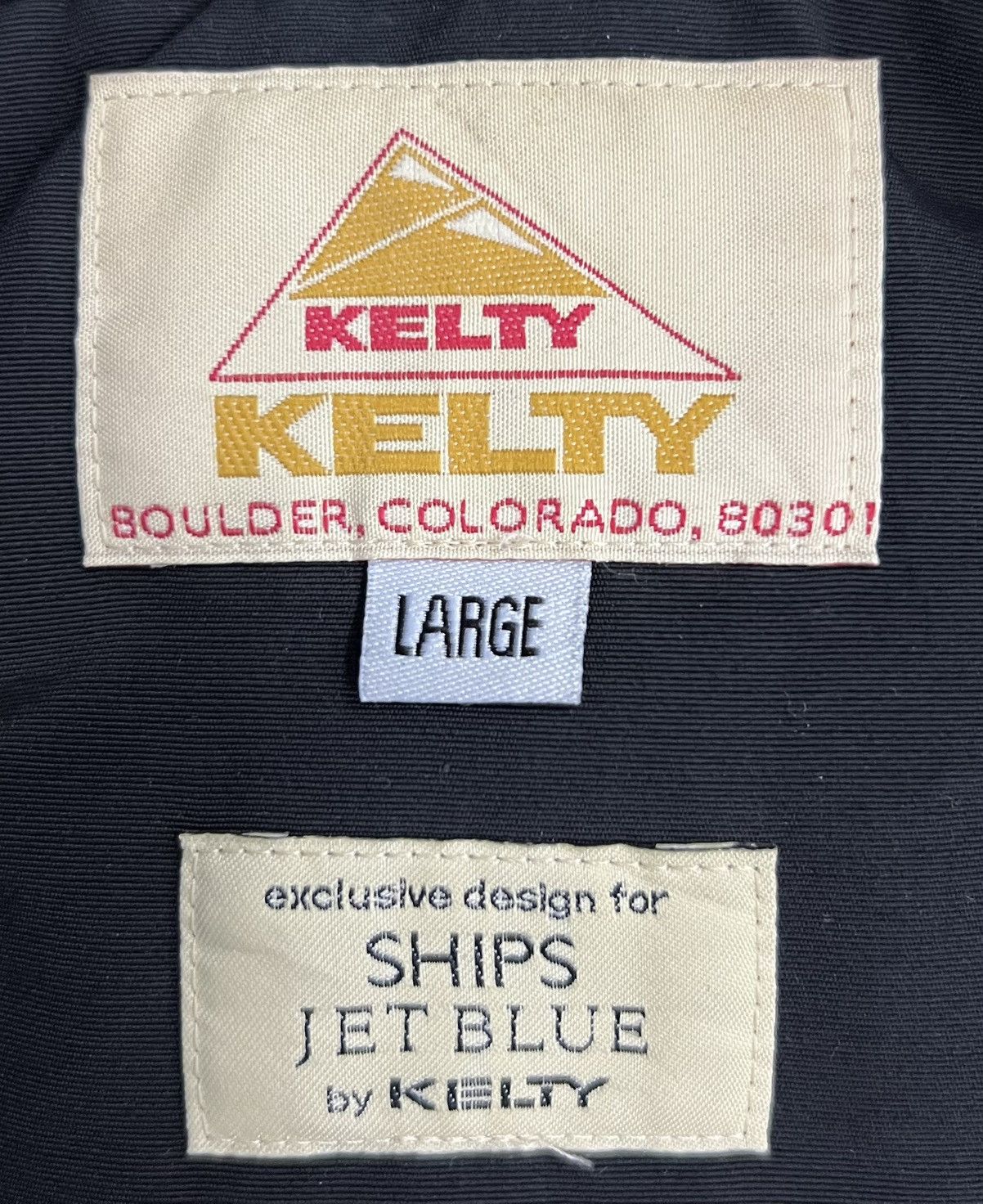 Kelty × Ships Jet Blue × Vintage VINTAGE EXCLUSIVE DESIGN FOR SHIPS JET BLUE BY KELTY JACKET Size US L / EU 52-54 / 3 - 11 Thumbnail