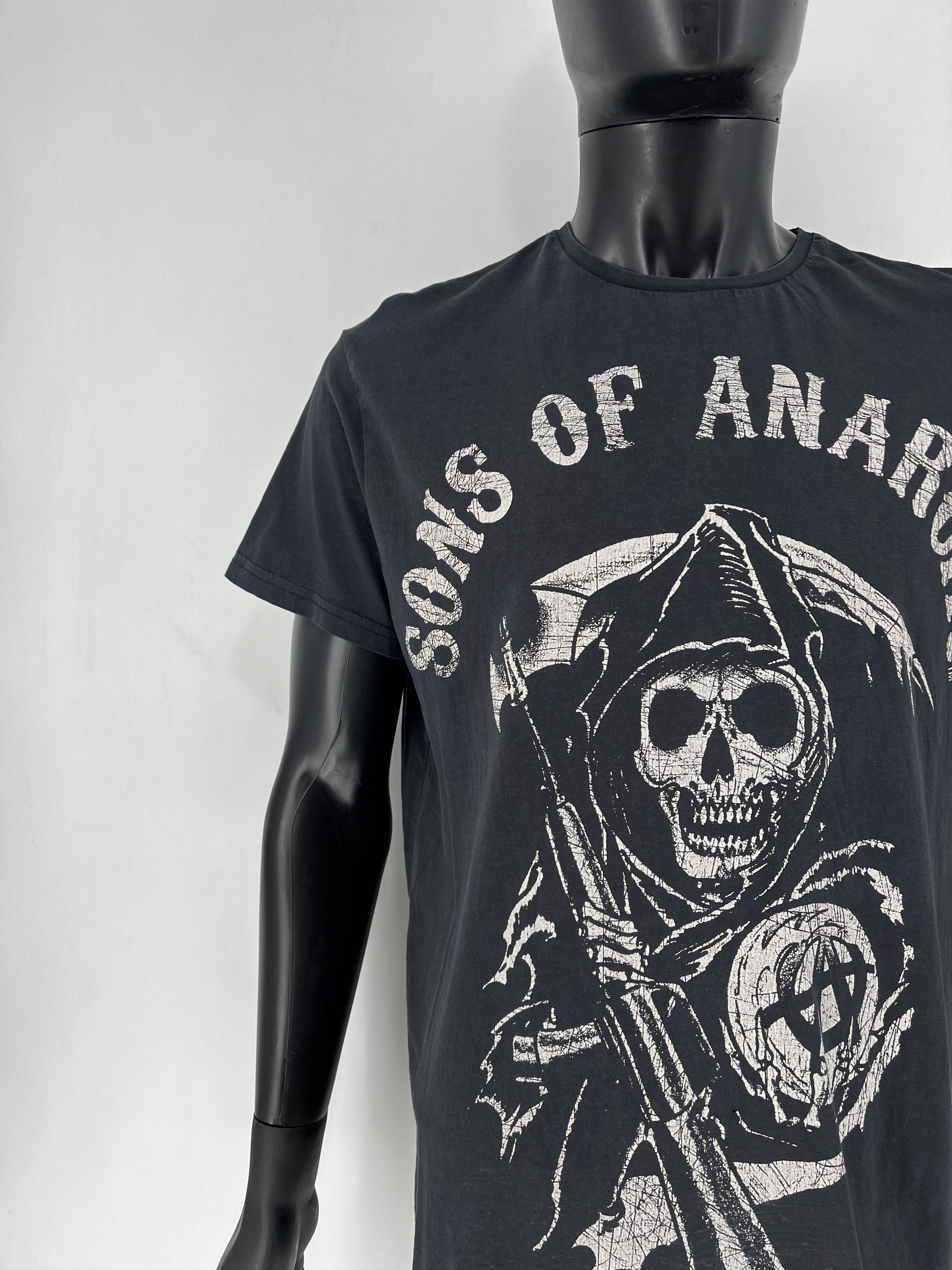Band Tees × Vintage Vintage SOA Sons Of Anarchy Vintage Band Graphic Tee Faded Size US XL / EU 56 / 4 - 6 Thumbnail
