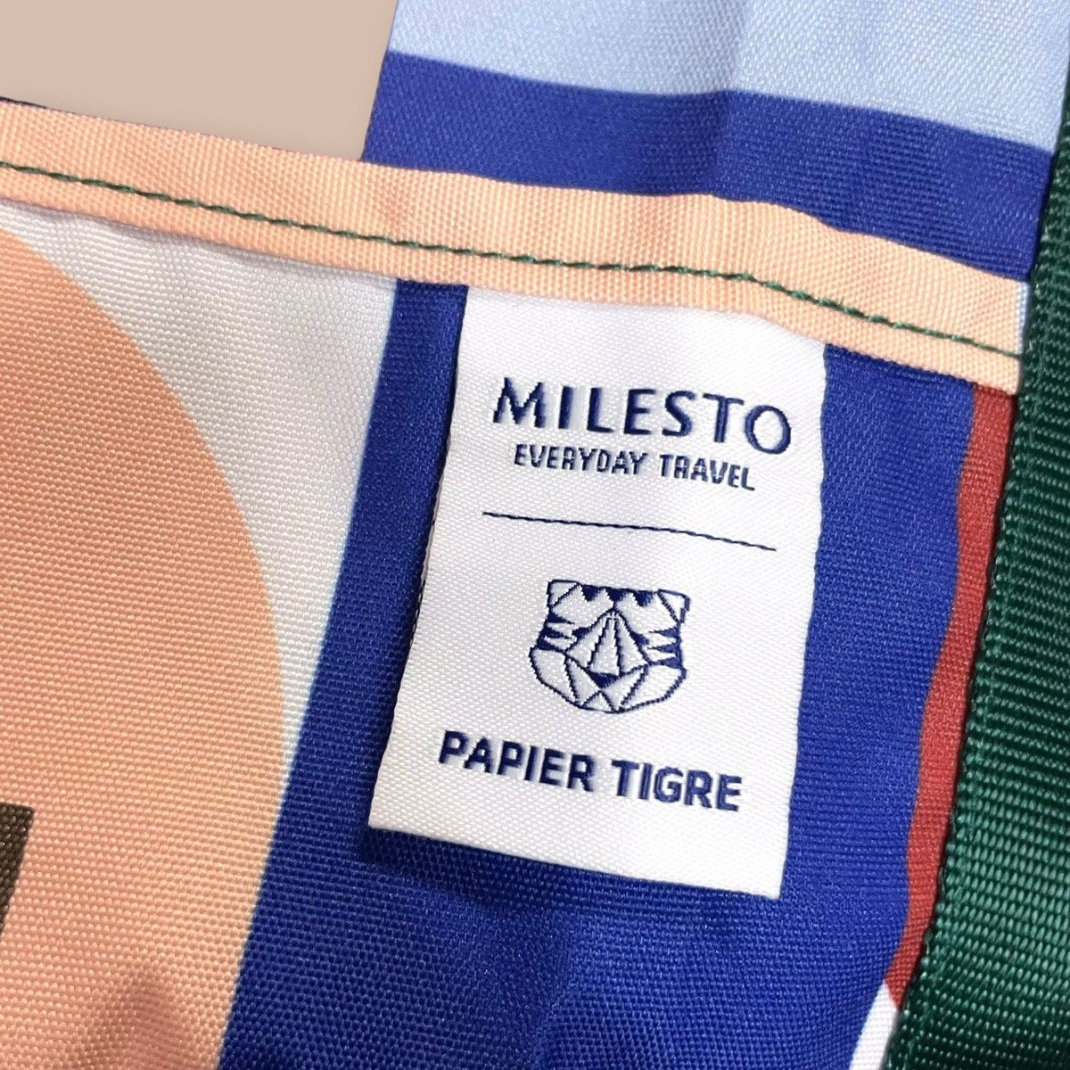 Japanese Brand MILESTO X PAPIER TIGRE "MEMORY GAME" Pocketable2WAY Backpack Size ONE SIZE - 18 Thumbnail