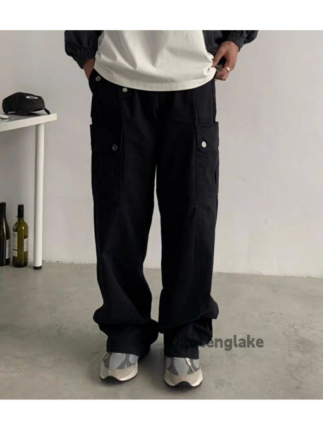Designer × Japanese Brand × Vintage utility military loose baggy skate outdoor cargo pants Size US 30 / EU 46 - 1 Thumbnail