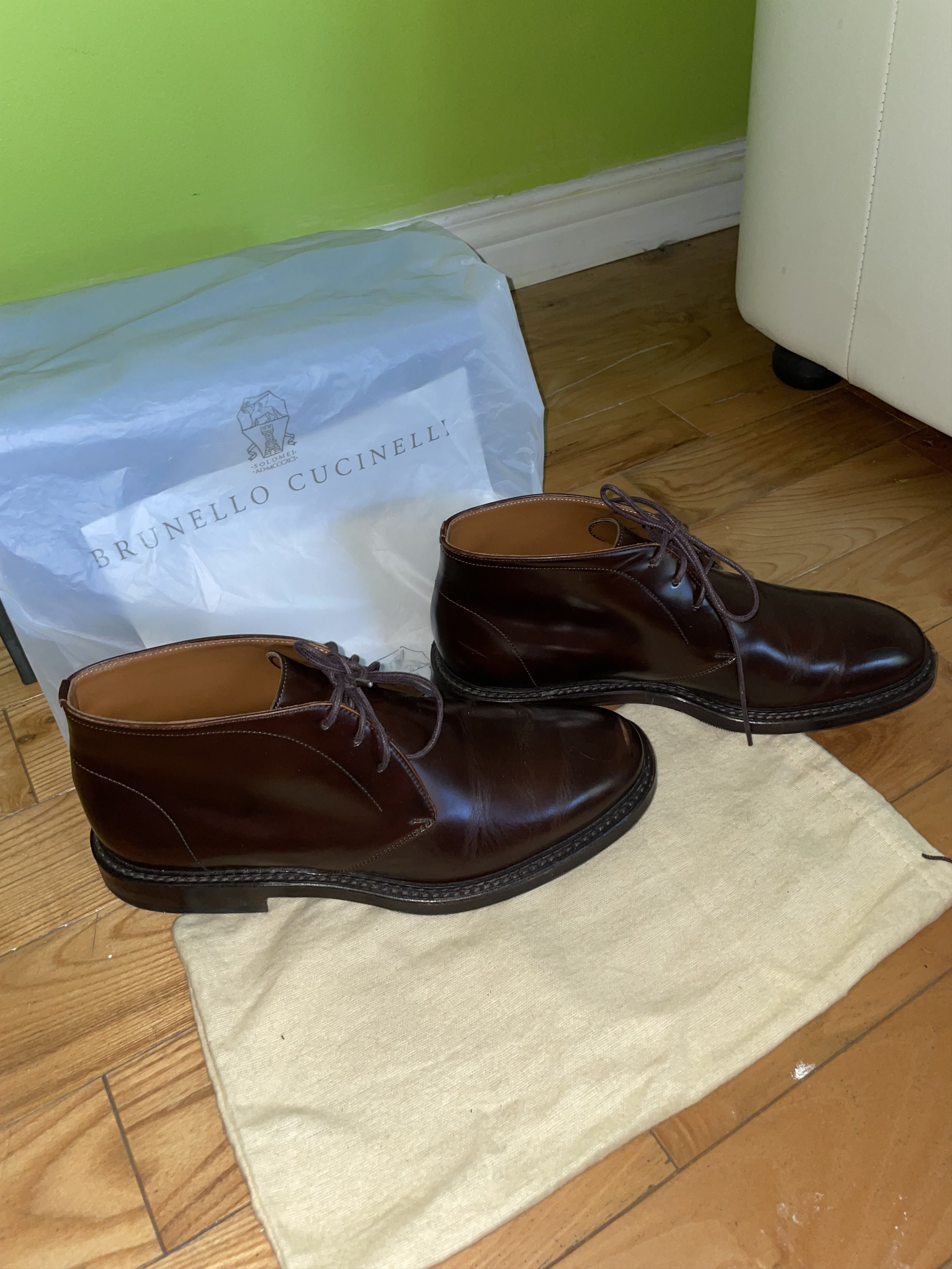 Brunello Cucinelli Brunello Cucinelli Shell cordovan Chukka boots Size US 8.5 / EU 41-42 - 6 Thumbnail