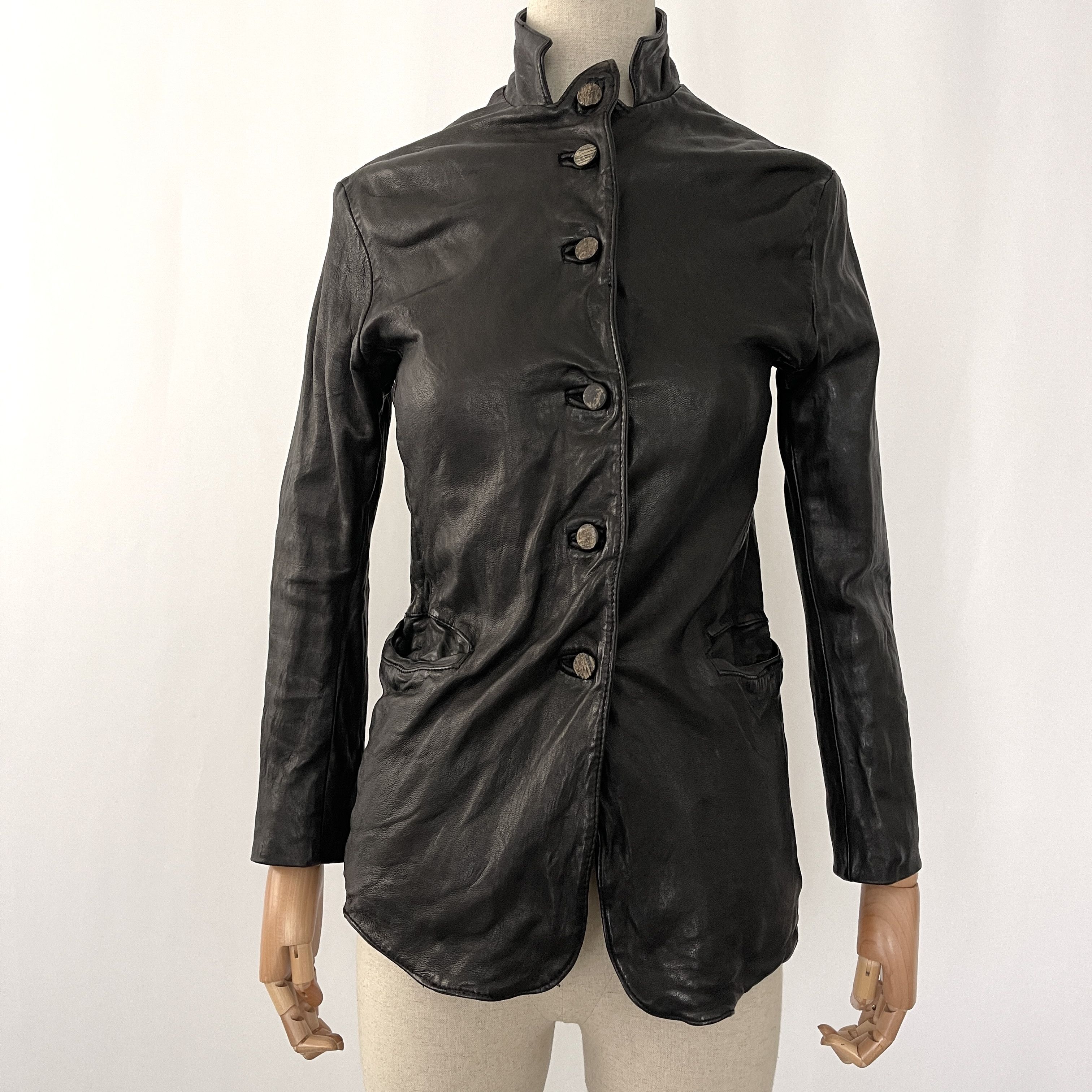 Giorgio Brato GIORGIO BRATO Hand made in Italy Leather Jacket size 42 Size M / US 6-8 / IT 42-44 - 1 Thumbnail