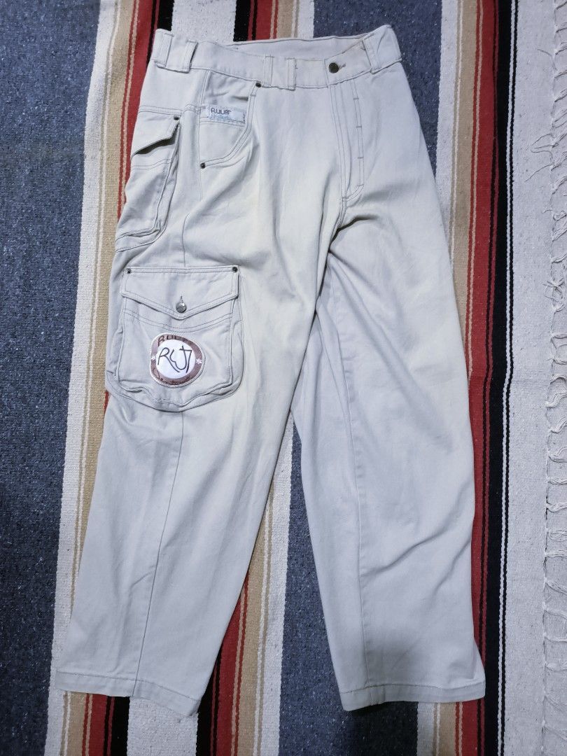 Vintage Vintage 90s ruuff Wentworth big baggy jeans x streetwear Size US 32 / EU 48 - 1 Thumbnail