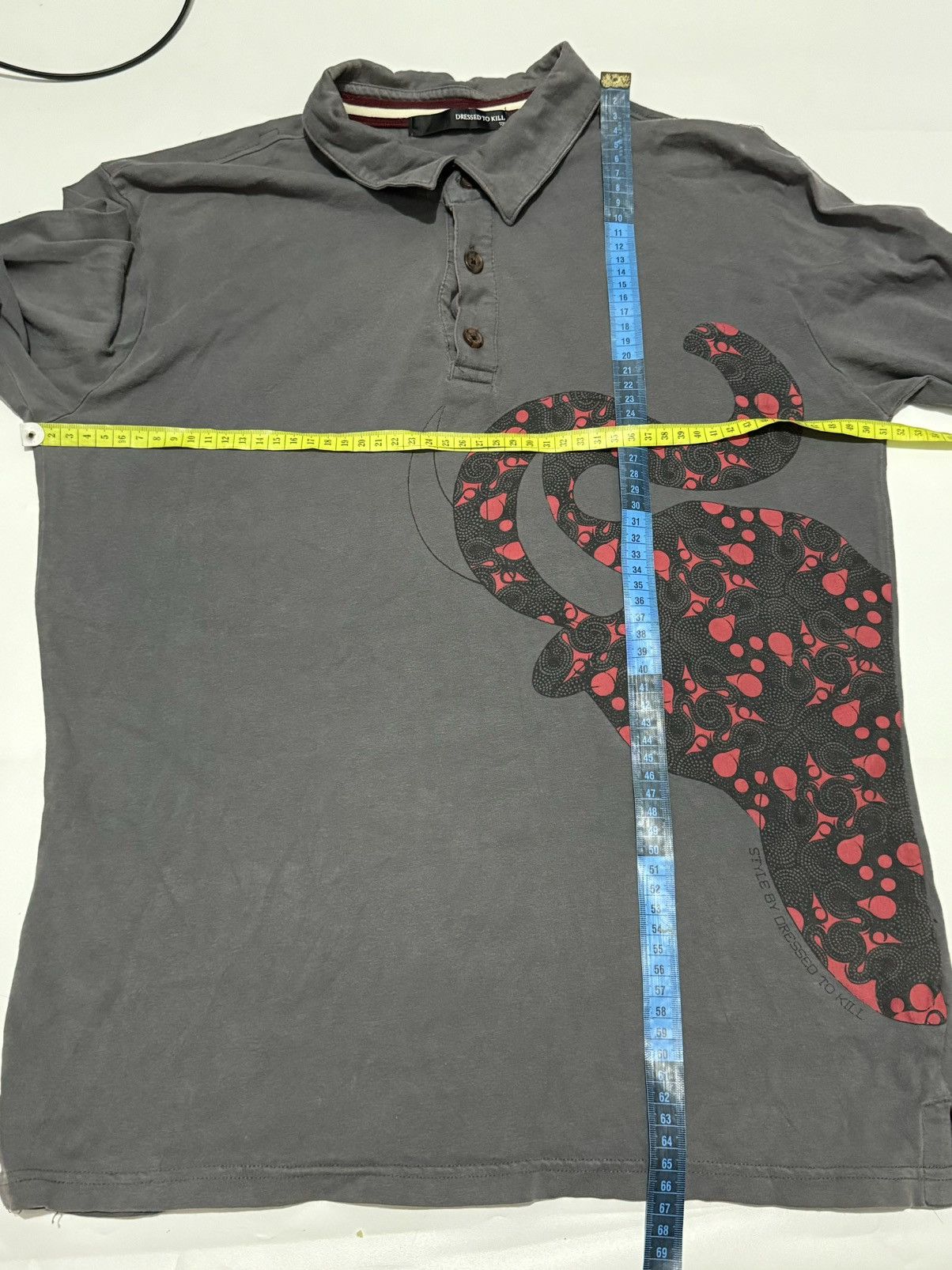 If Six Was Nine × Japanese Brand × Le Grande Bleu (L.G.B.) Dress to Kill Snake Polo Long Sleeve Size US M / EU 48-50 / 2 - 8 Thumbnail